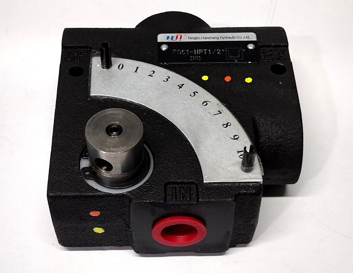 Ningbo FC51-NPT1/2″ Adjustable Directional Fluid Regulator Valve NPT 1/2″ New