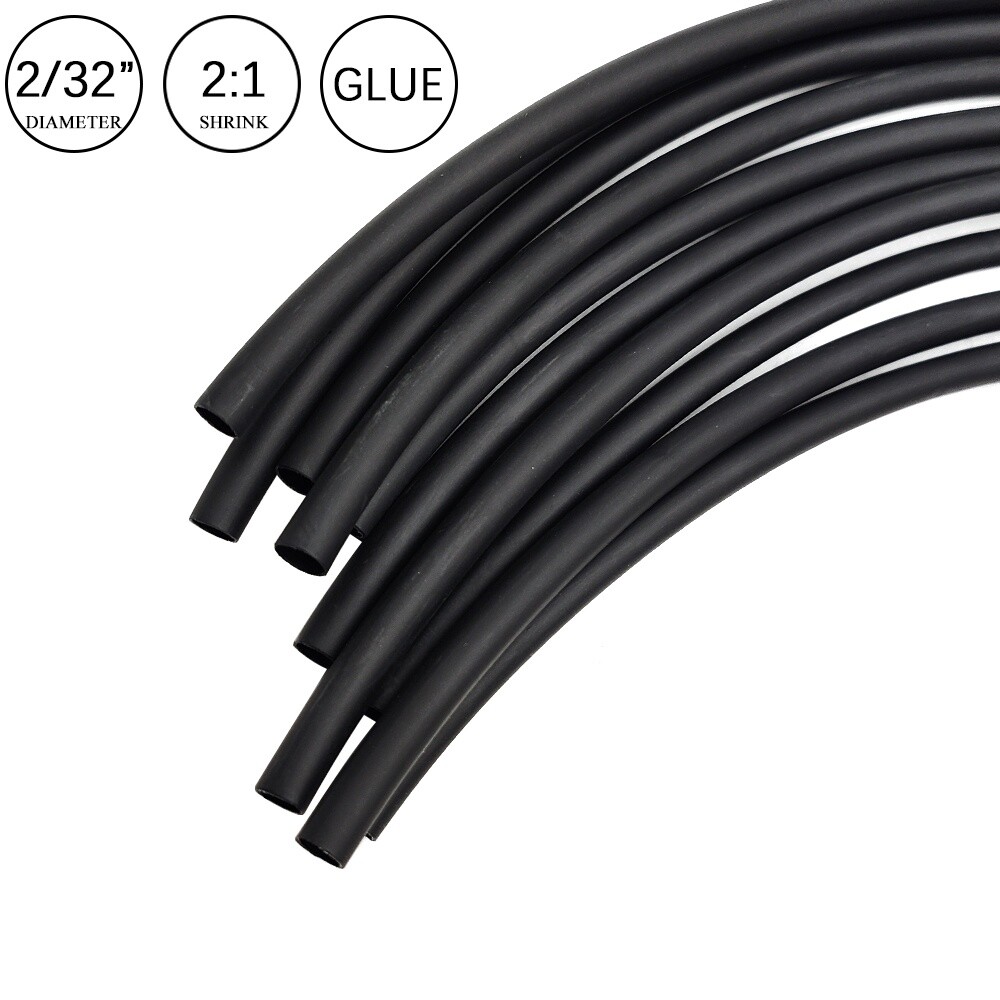 2:1 Heat Shrink Tubing Tube Glue Waterproof Dual Wall Wires Wrap (SMALL SIZES)