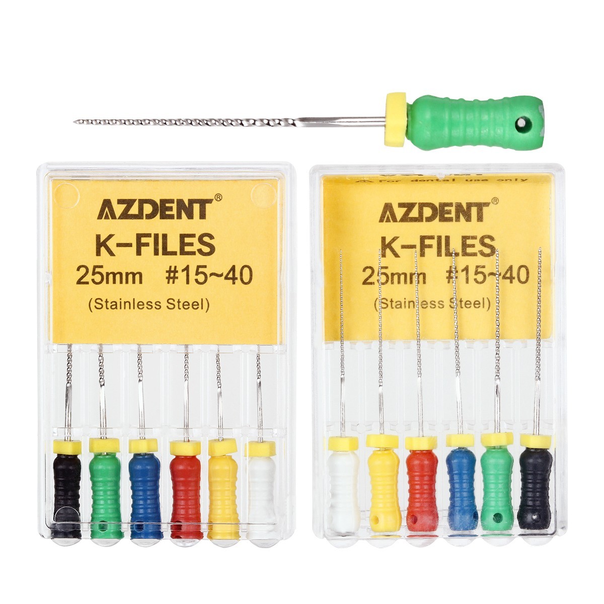 Dental Endo Root Canal File K-Files Endodontics Hand Use Files 21/25mm Root All