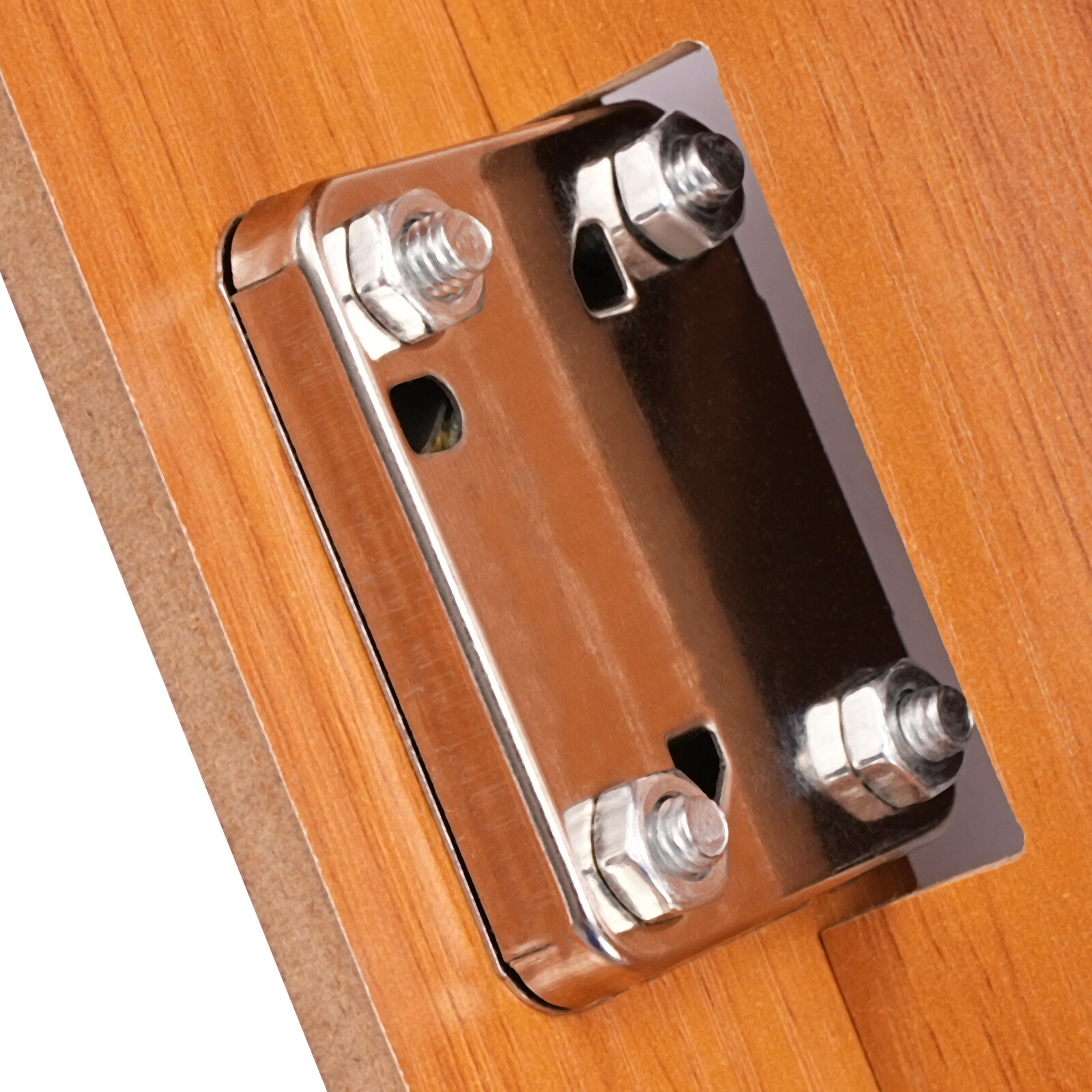 Computer Monitor Stand With Lockable Drawer & Phone Holder For Home Office