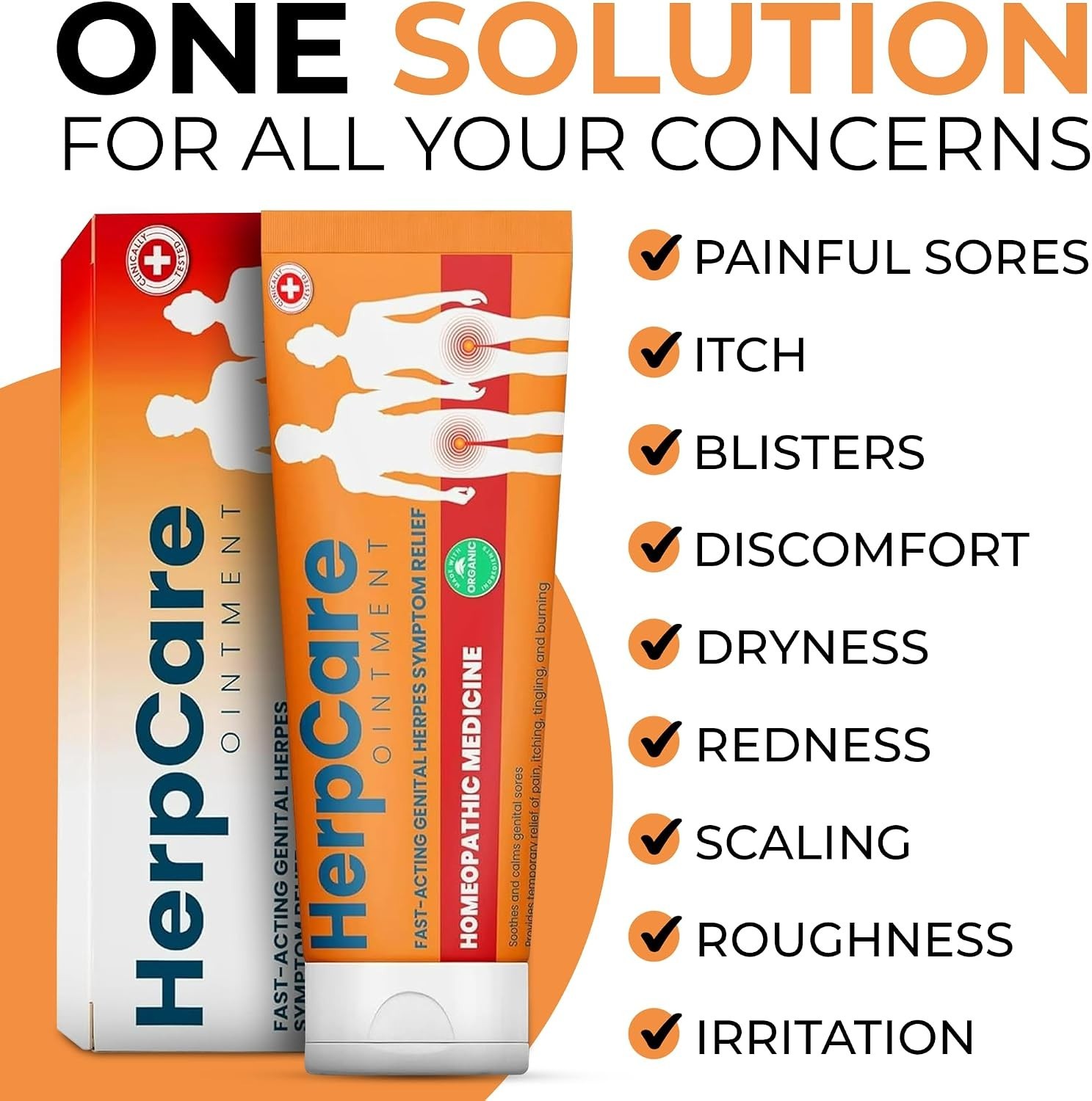 Genital Herpes Treatment | Fast Acting HerpCare Ointment | Homeopathic Medici…