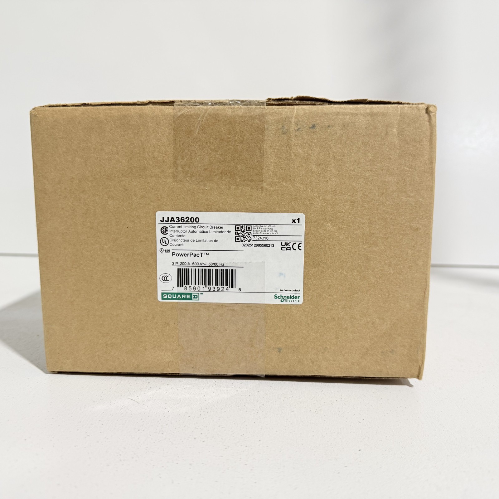 NIB – SQUARE D – JJA36200, Circuit Breaker, FREE SHIP FROM *AR*