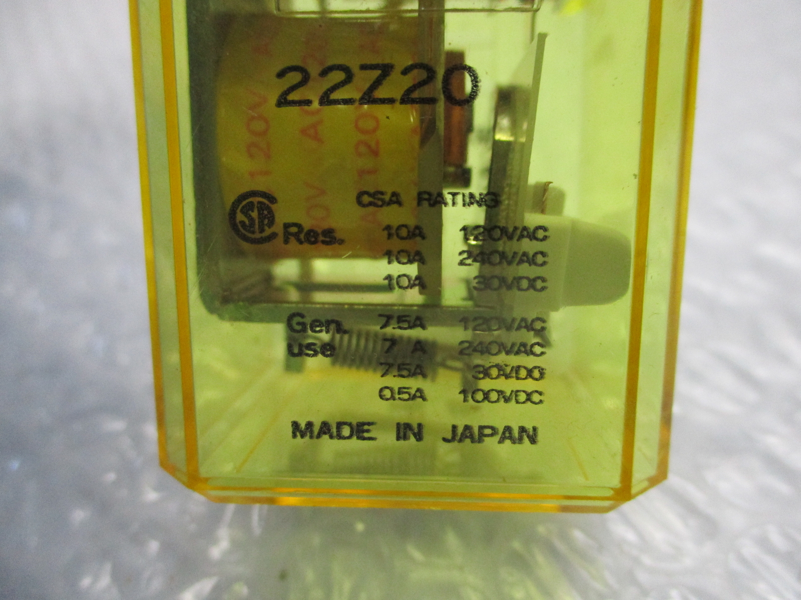 IDEC RRIBA-128 RELAY 120V NSNP