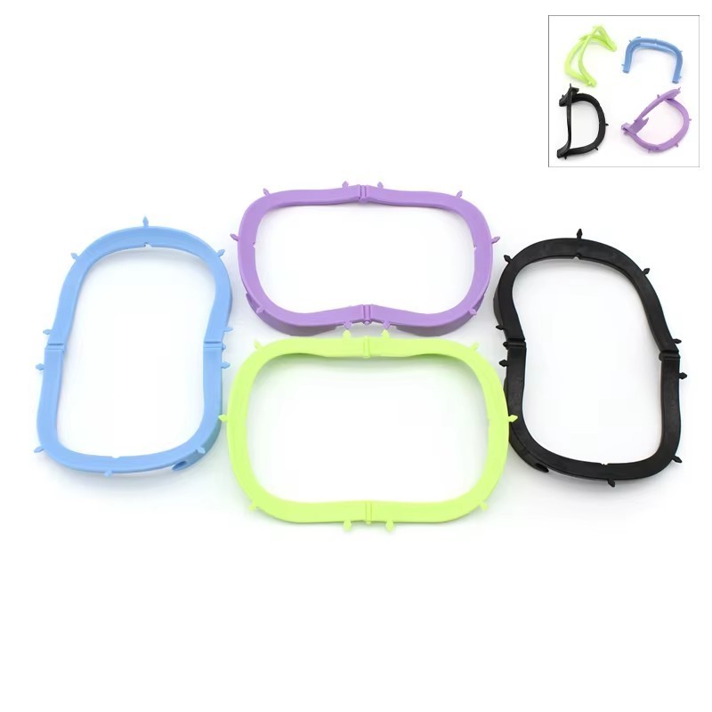 10pcs Dental Foldable Bracket Frame Plastic Rubber Dam Sheet Oral Barrier Tool