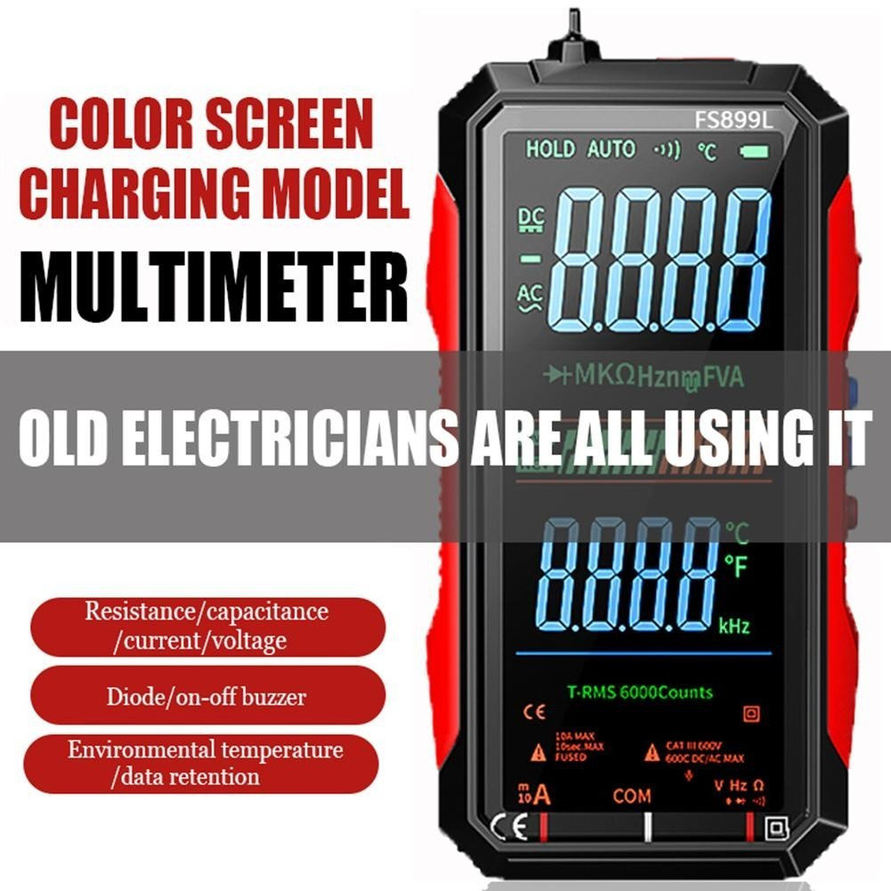 USB Rechargeable Digital Multimeter Tester Automatic for Electrical Issues New