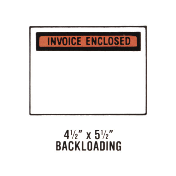 1000 4.5×5.5 Invoice Enclosed Envelopes – Partial Face