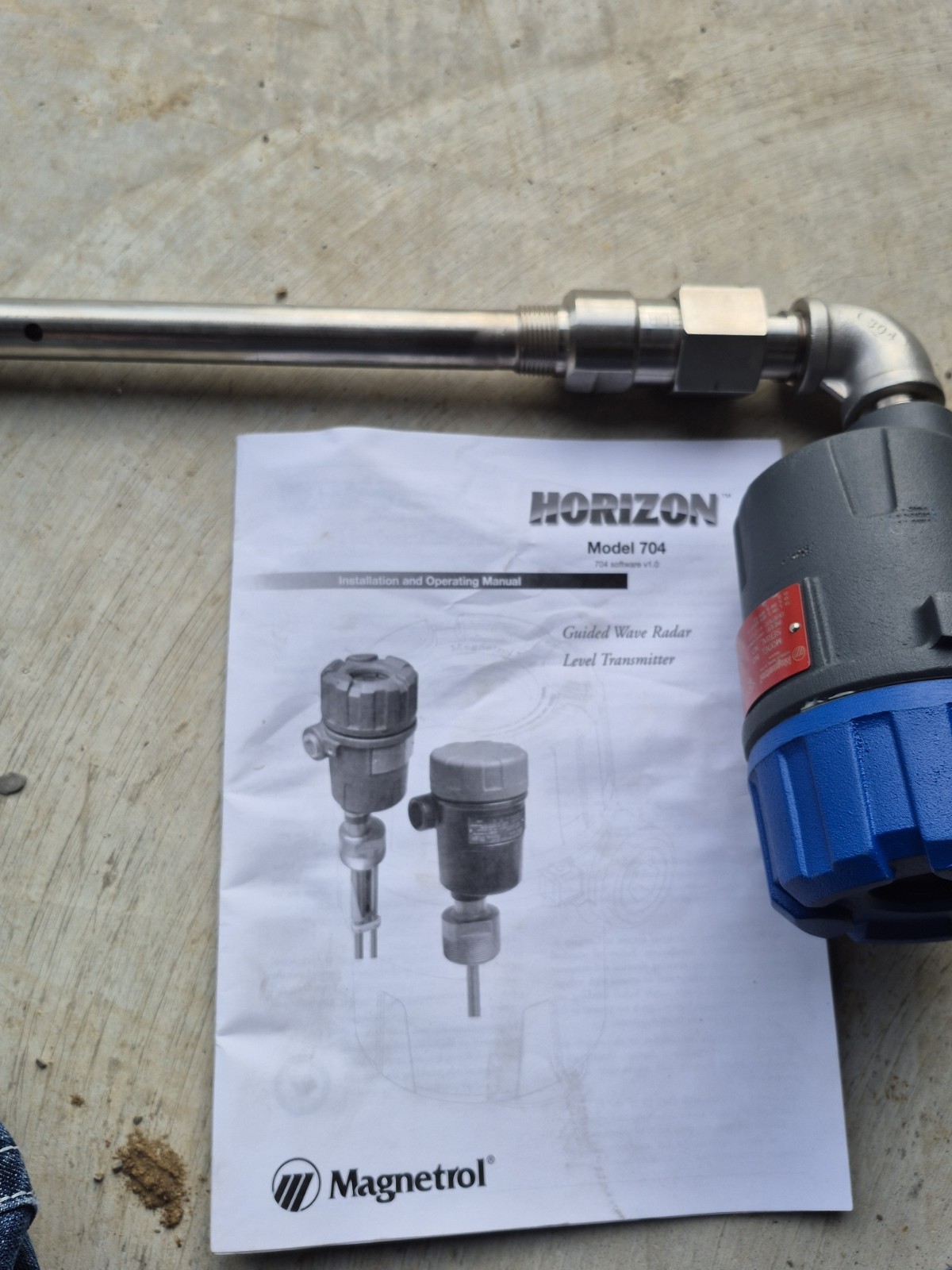 Magnetrol Horizon 704 Guided Wave Radar Continuous Level Transmitter Analog DC