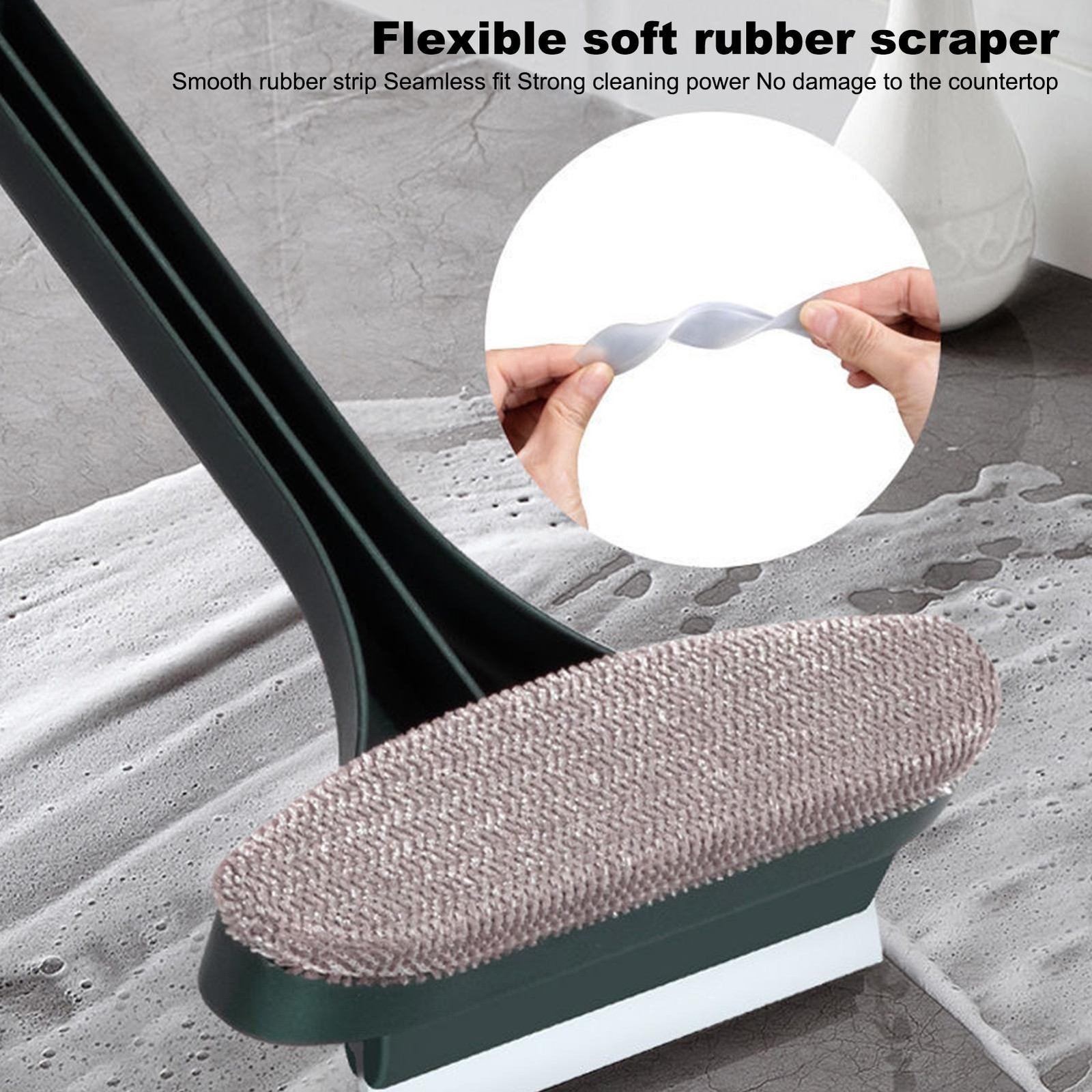 2 in 1 Multifunctional Clean Brush Glass Brush Household Clean Dust Brush Window