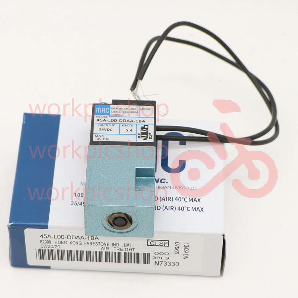 1Pcs New MAC Solenoid Valve 45A-L00-DDAA-1BA 45A-LOODDAA1BA Rapid delivery