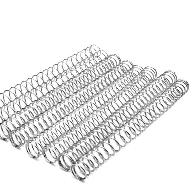 Compression Spring 1.2mm Wire Dia 8-13mm Dia 10-200mm Length A2 Stainless Steel