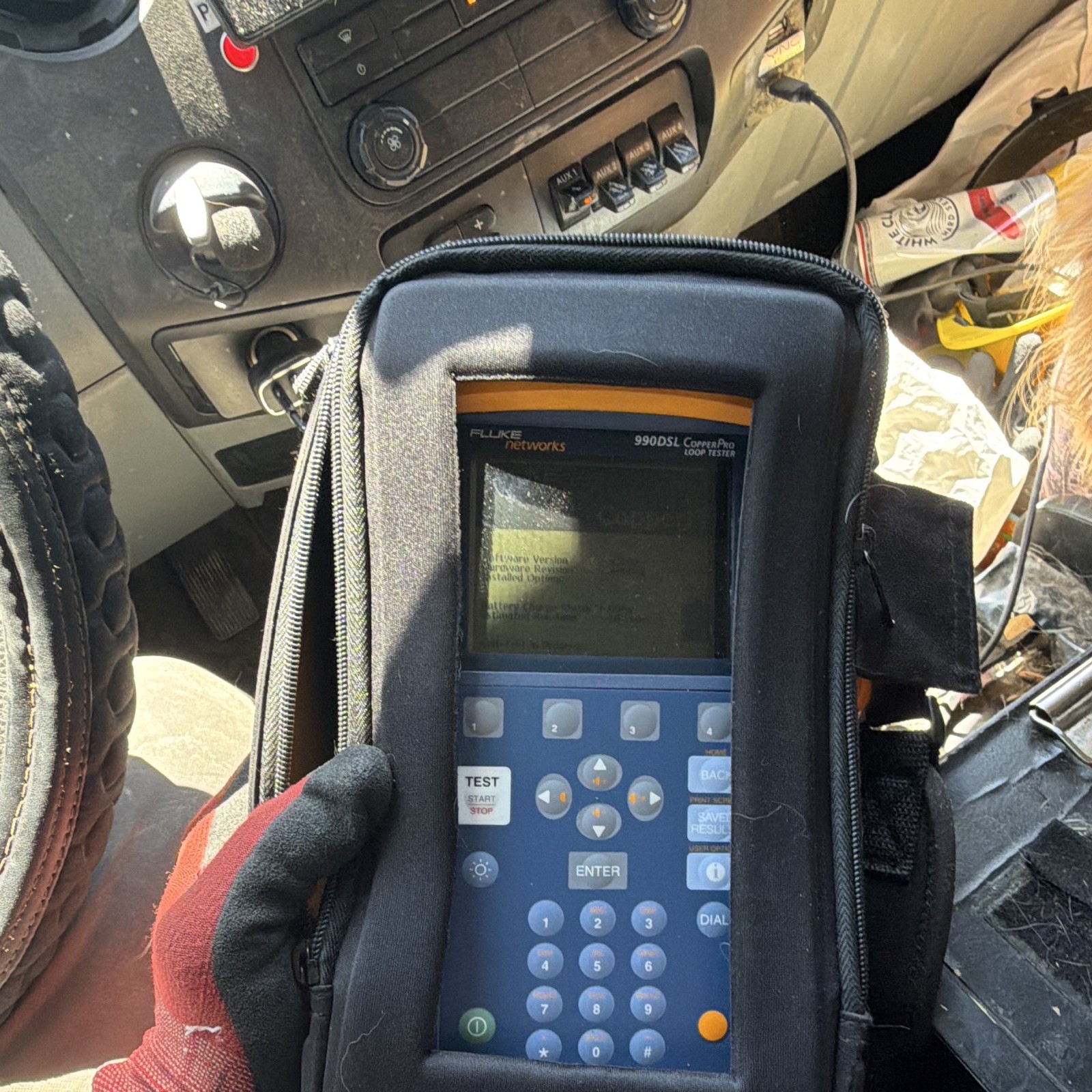 Fluke Networks 990DSL CopperPro DSL Loop Tester Handheld Cable Test Meter