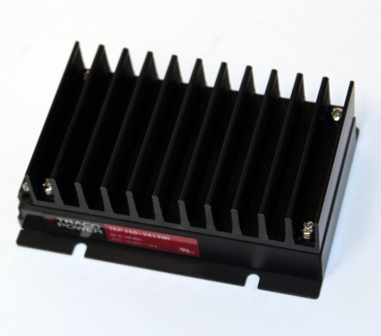 TRACO Power DC/DC Converter TEP 150-2413WI, input 9–36 VDC to 15 VDC, 150W, 10 A
