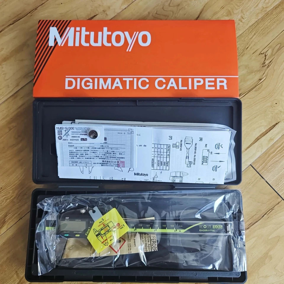 Mitutoyo 500-196-30 Digital Caliper | 0-6″ (150mm) | Absolute Encoder | New US