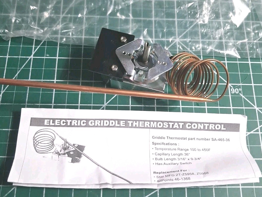 Quality Aftermarket Star Griddle Thermostat 2T-Z5958 Z5958 SA-465-36 SA-100-450