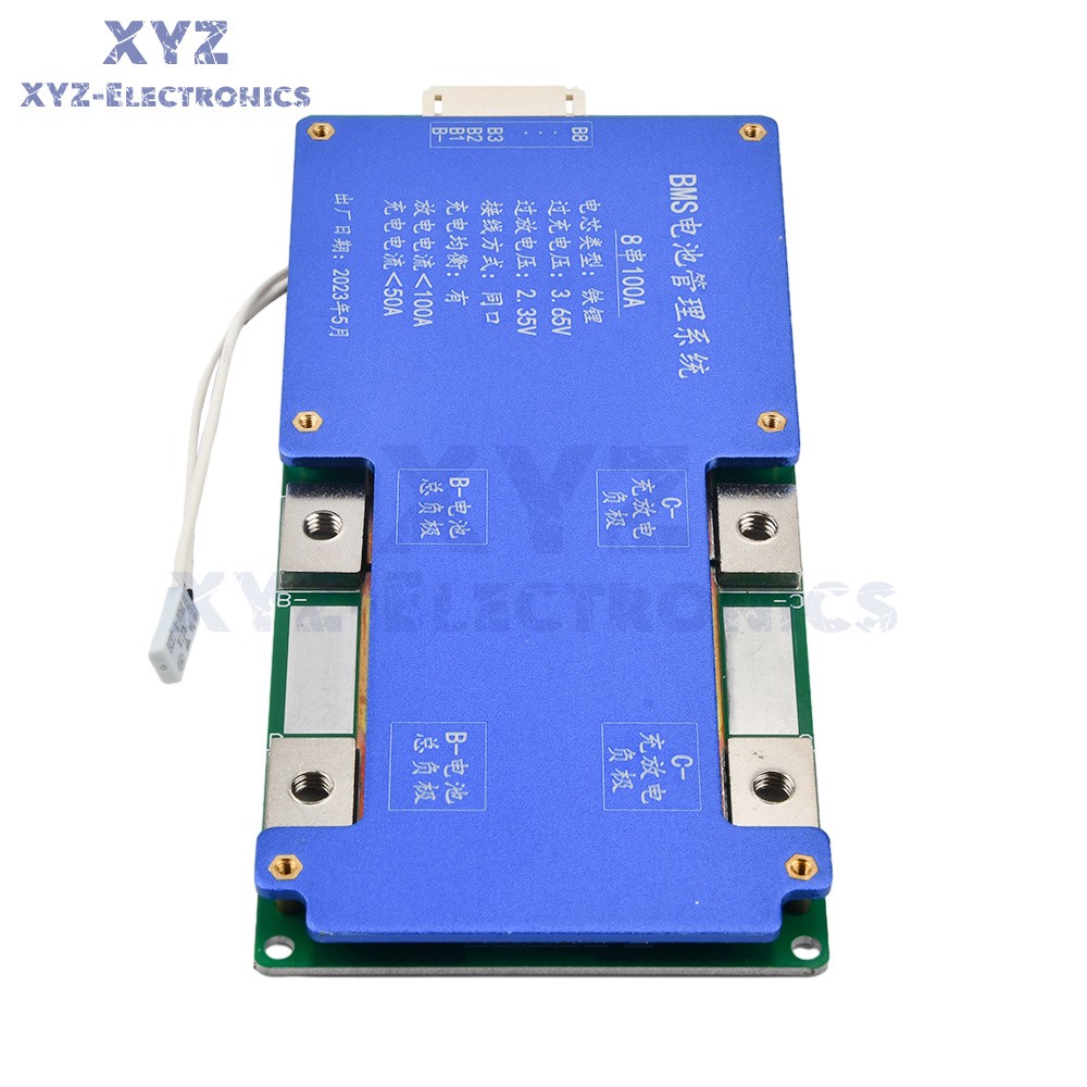 4S 14.6V / 8S 24V 100A BMS LiFePO4 Battery Balance Charge Protection Board