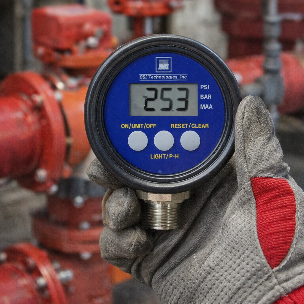 SSI Digital Media Gauge | Precision Measuring Tool | Easy-to-Read Display