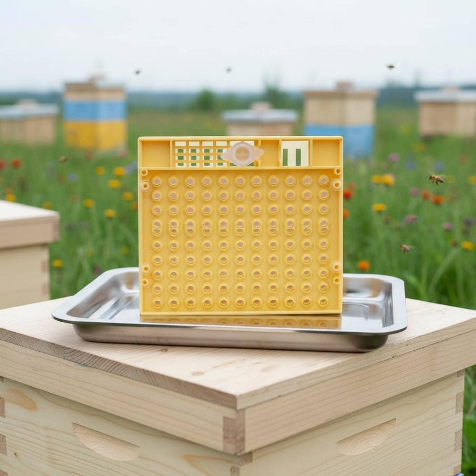 Queen Rearing Cavity Kit Reusable Queen Compartment Initiation Box Plastic