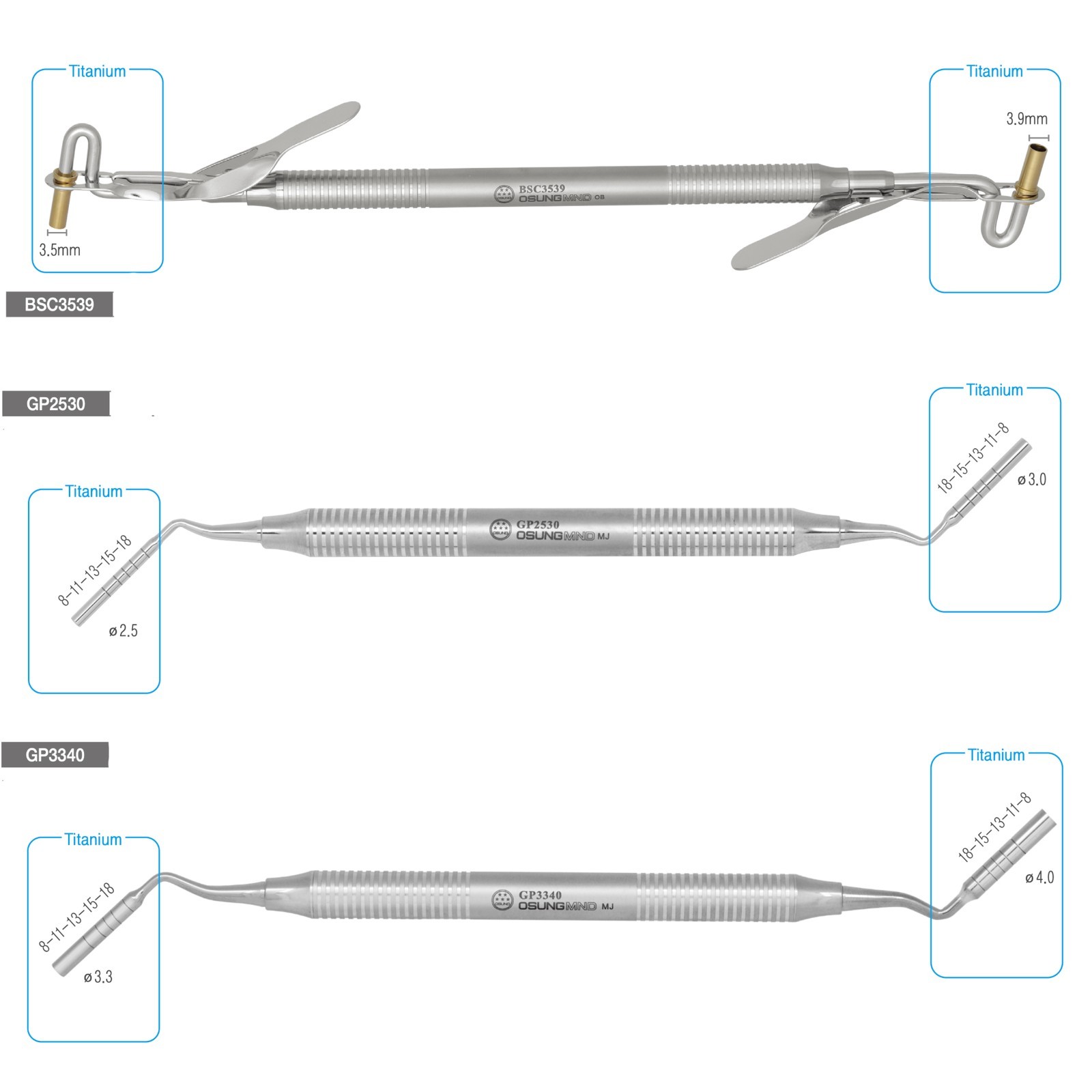 Osung Bone Graft Packer and Carrier Set | N-141