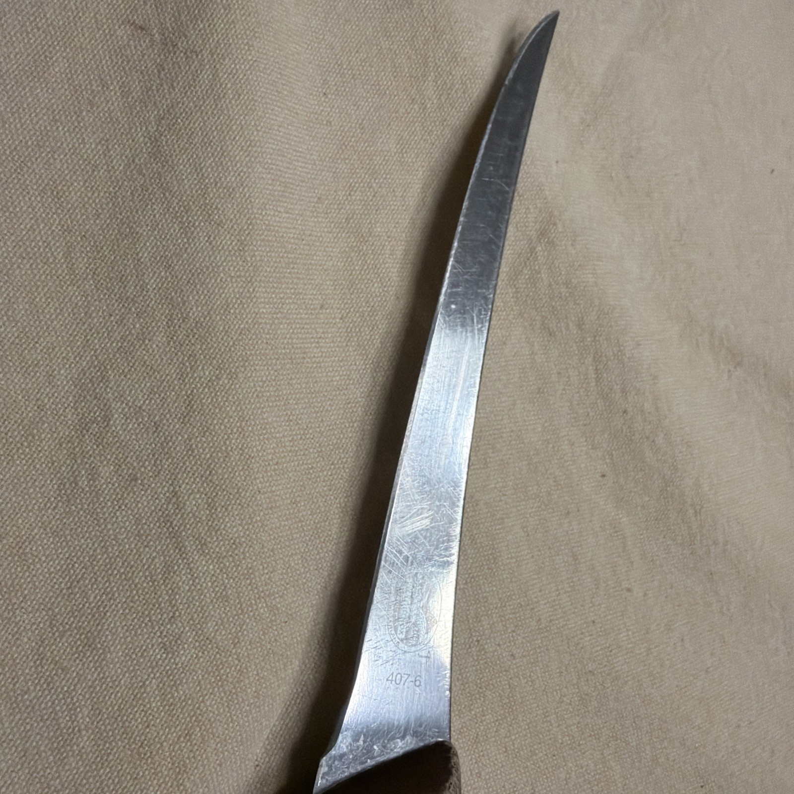 Vintage R.H. Forschner Co. VICTORINOX 6” Blade Butcher Knife Switzerland 407-6