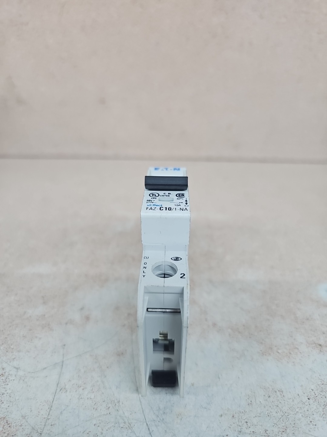1) Eaton Moeller FAZ-C10/1-NA Circuit Breakers 1P 10A C-Type Brand