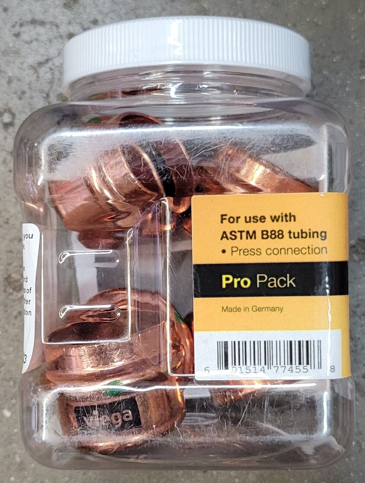 Viega ProPress – 1 Inch Press Copper Cap Fitting – 5 Pieces – #77455