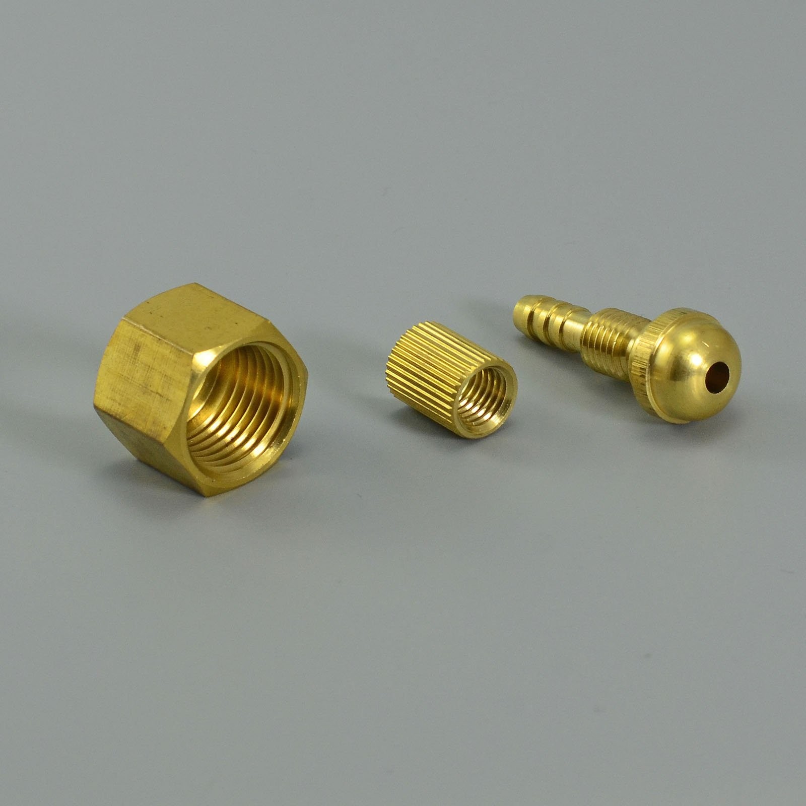 RIVERWELD TIG Welding Torch Fitting Connector Adapter M16x1.5 M16x1.5, Golden