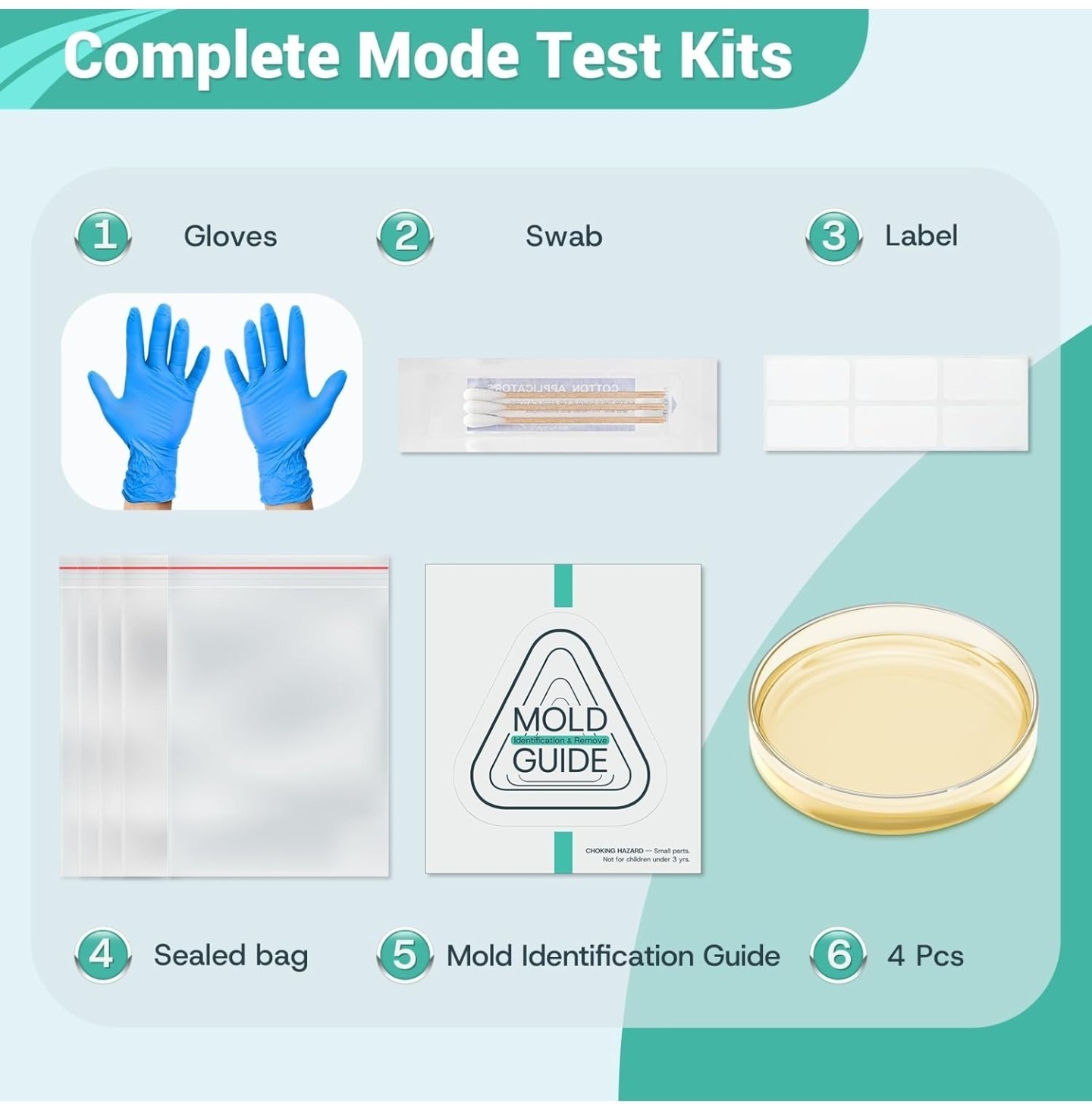 Mold Test Kit for Home Detection: 12 Professional DIY Testing Kits ( 2 pack)