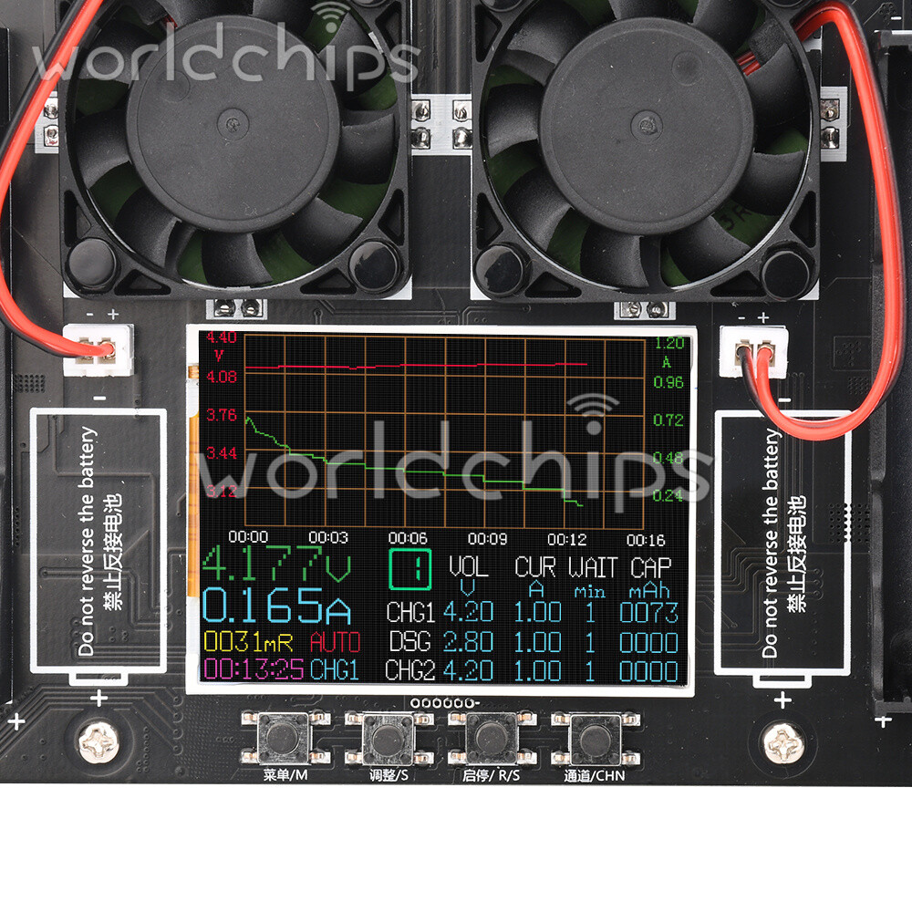 18650/21700 Battery Capacity Internal Resistance Tester Auto Charging Discharge