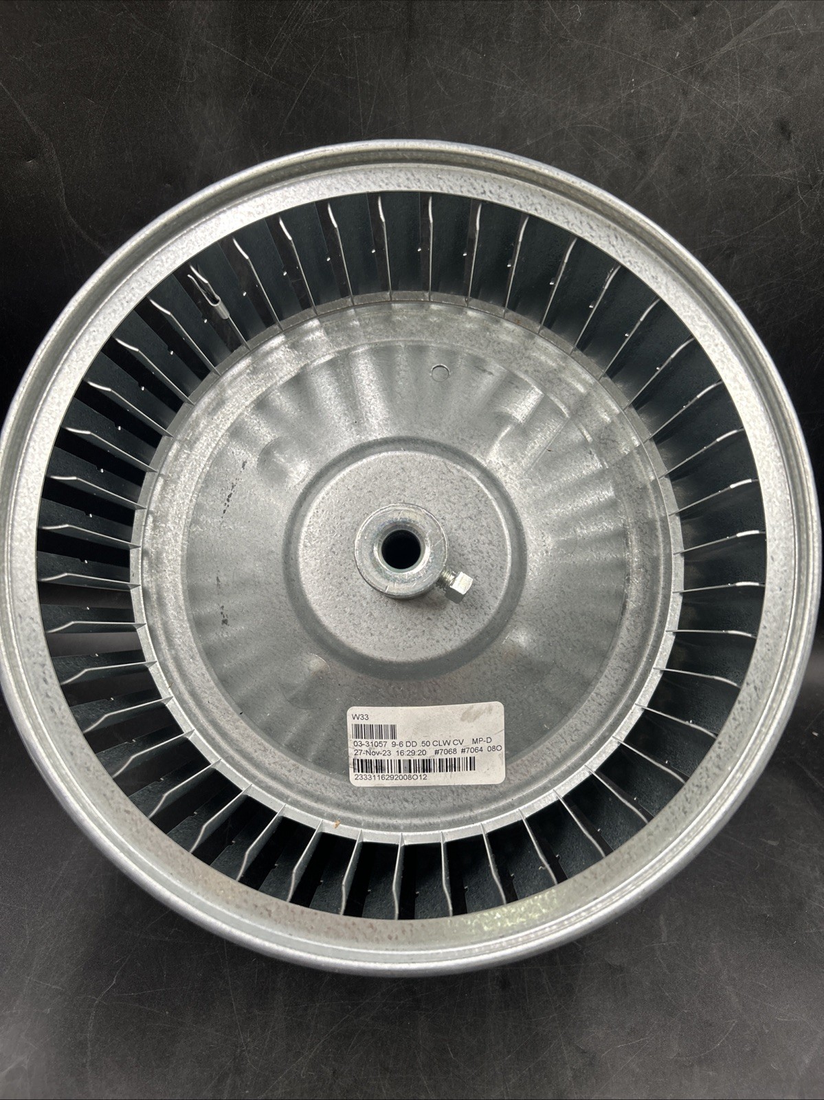 Direct Drive Blower Wheel, .50 CLW, 9D-6W 1/2″.
