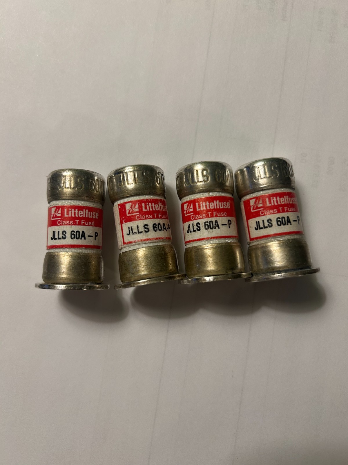 JLLS 60A-P / JJS-60 Fuses 600v lot of 4 Littlefuse / Bussman