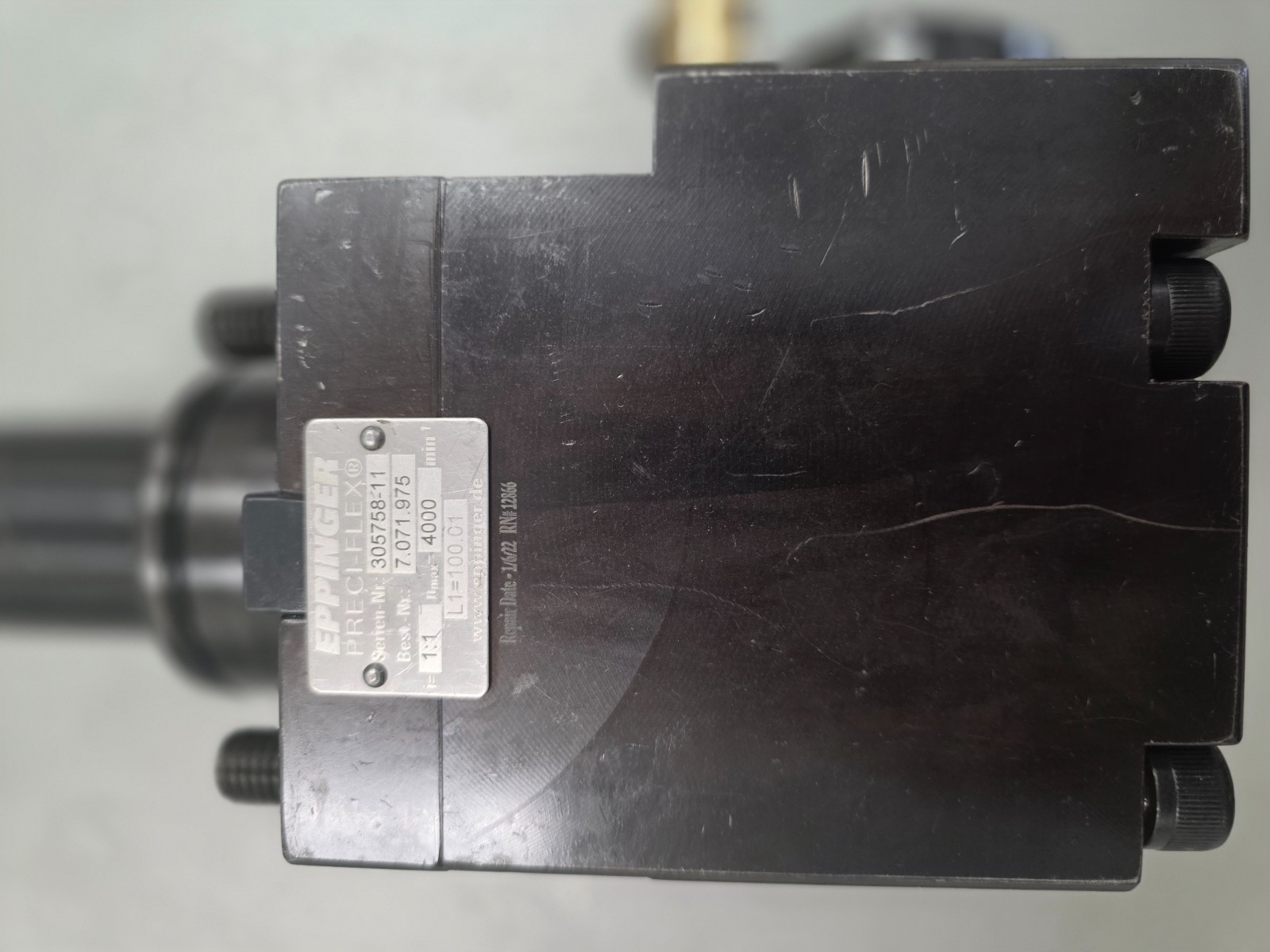 Eppinger Preci-Flex 7.071.975 90 Degree Right Angle BMT65 CNC Lathe Live Tool