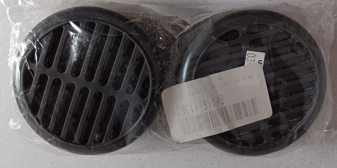 MOLDEX NIOSH 8600 CARTRIDGE OLIVE SNAP-IN GASKET MOLDEX 8000 SERIES LOT OF 2