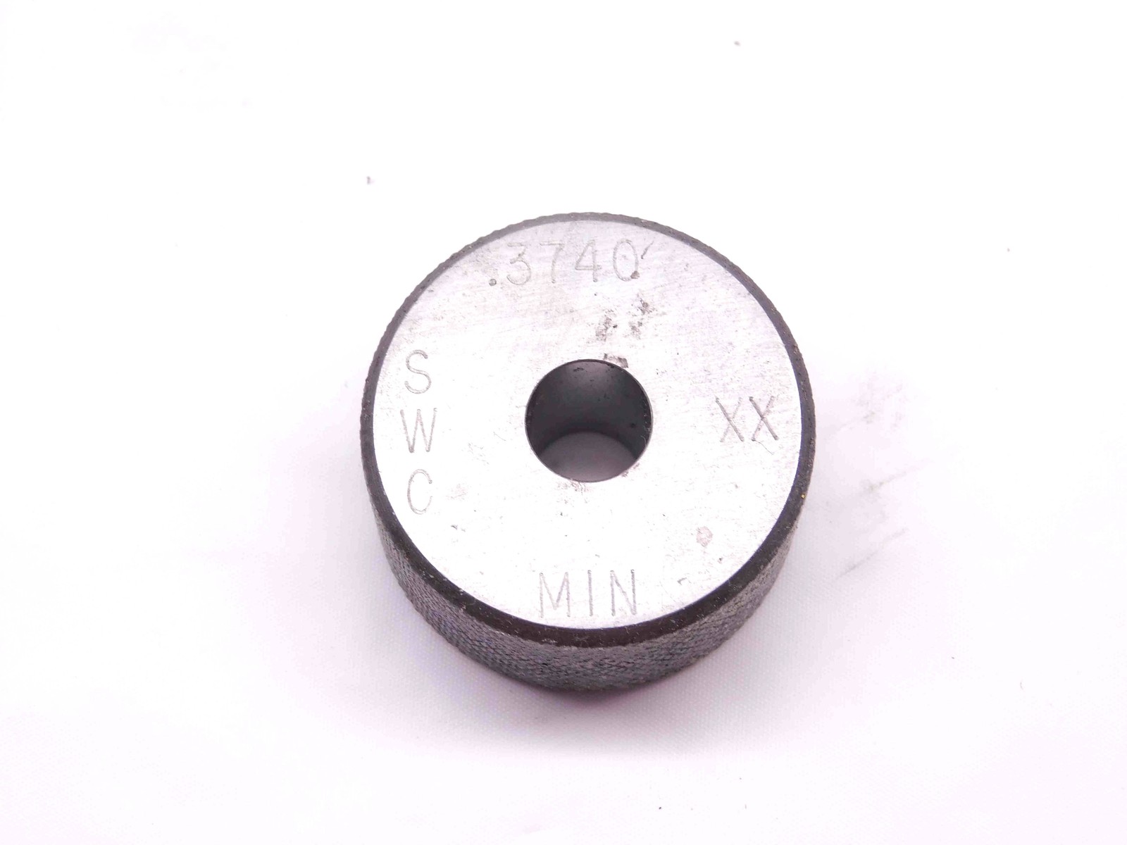 .3740 CL XX MASTER PLAIN BORE RING GAGE .3750 -.0010 UNDERSIZE 3/8 9.500 mm .374
