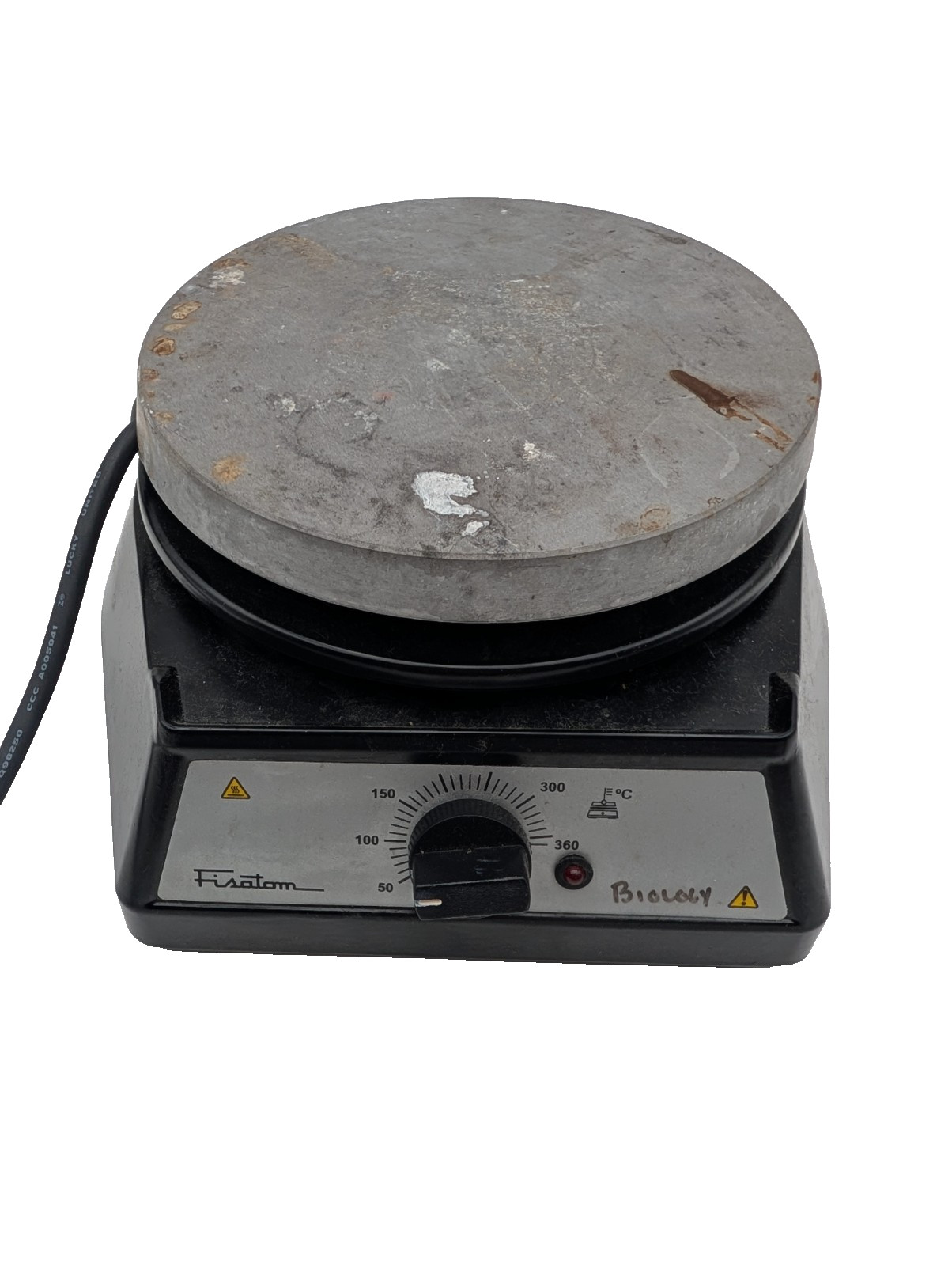Vintage Fisatom Model 503 115V 980W Lab Laboratory Hotplate Hot Plate Working