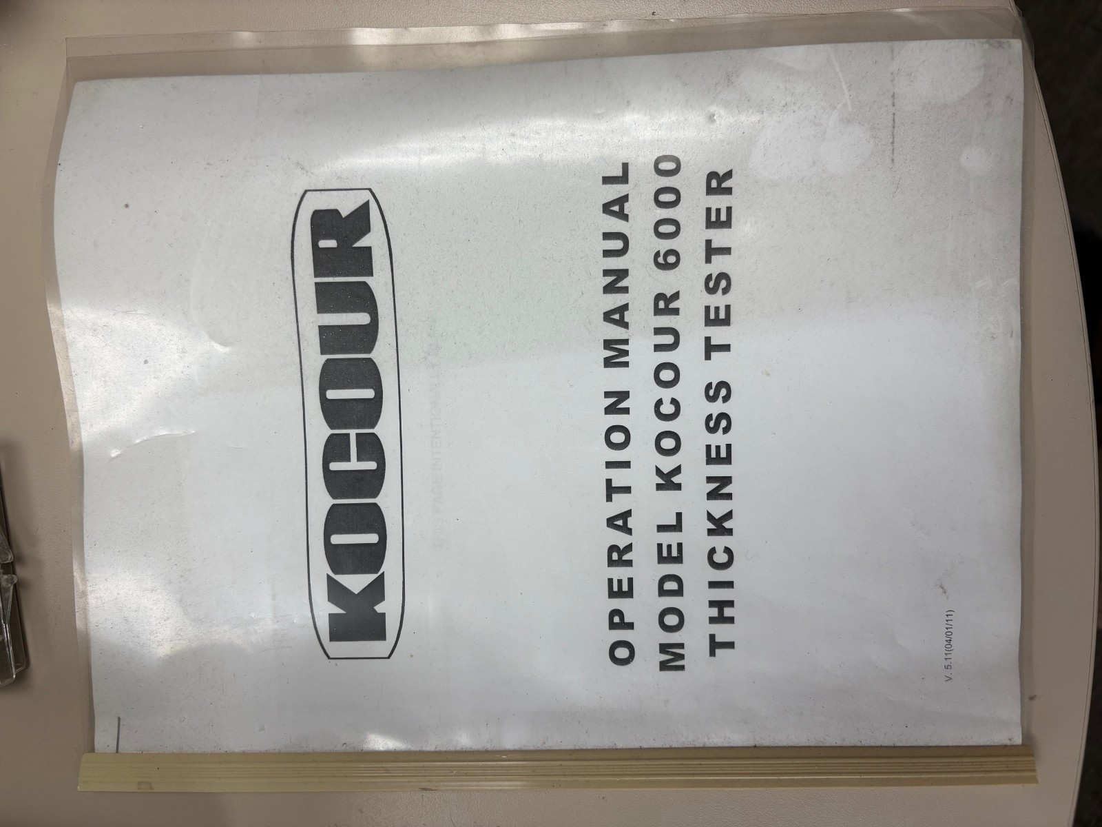 Kocour 6000 – Coulometric Tester (USED TWICE – SHELVED FOR 5 YEARS)