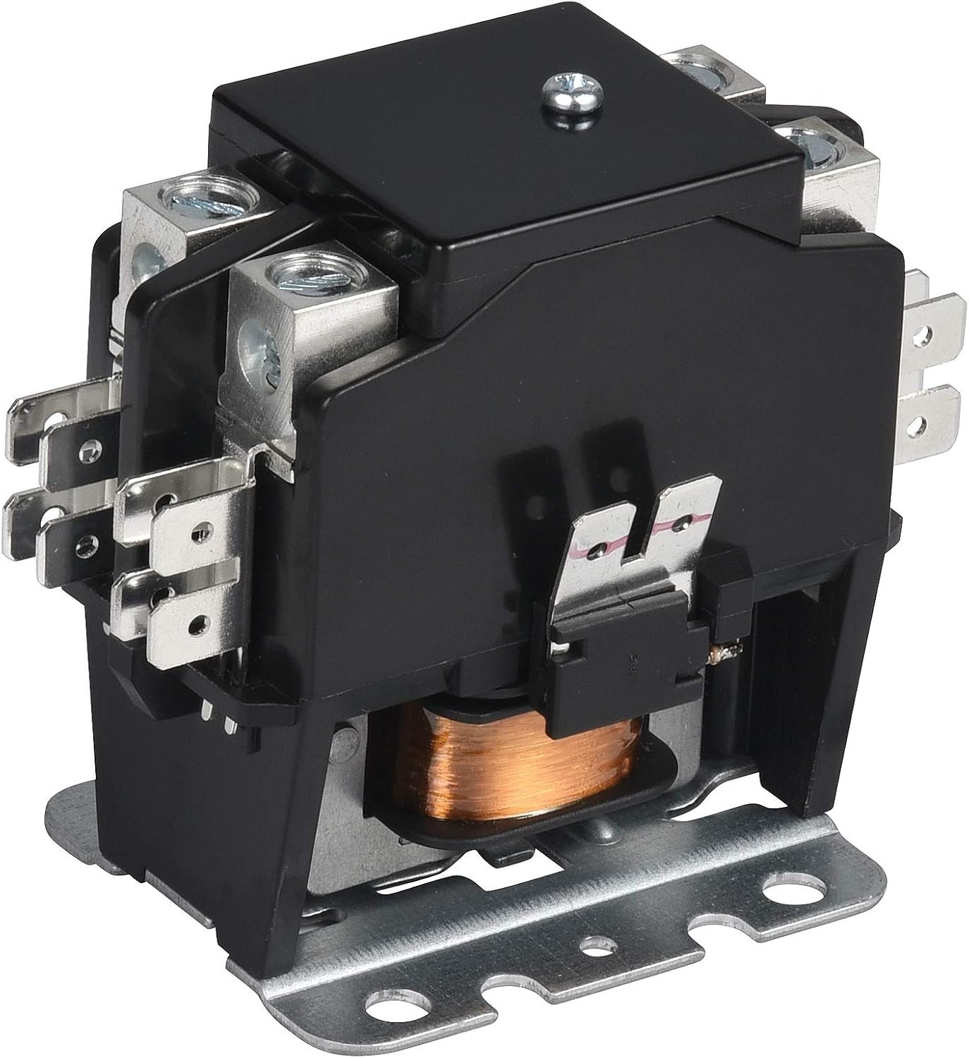 Contactor bipolar de 40 amperios, bobina de 120 V, homologado por UL. Contactor