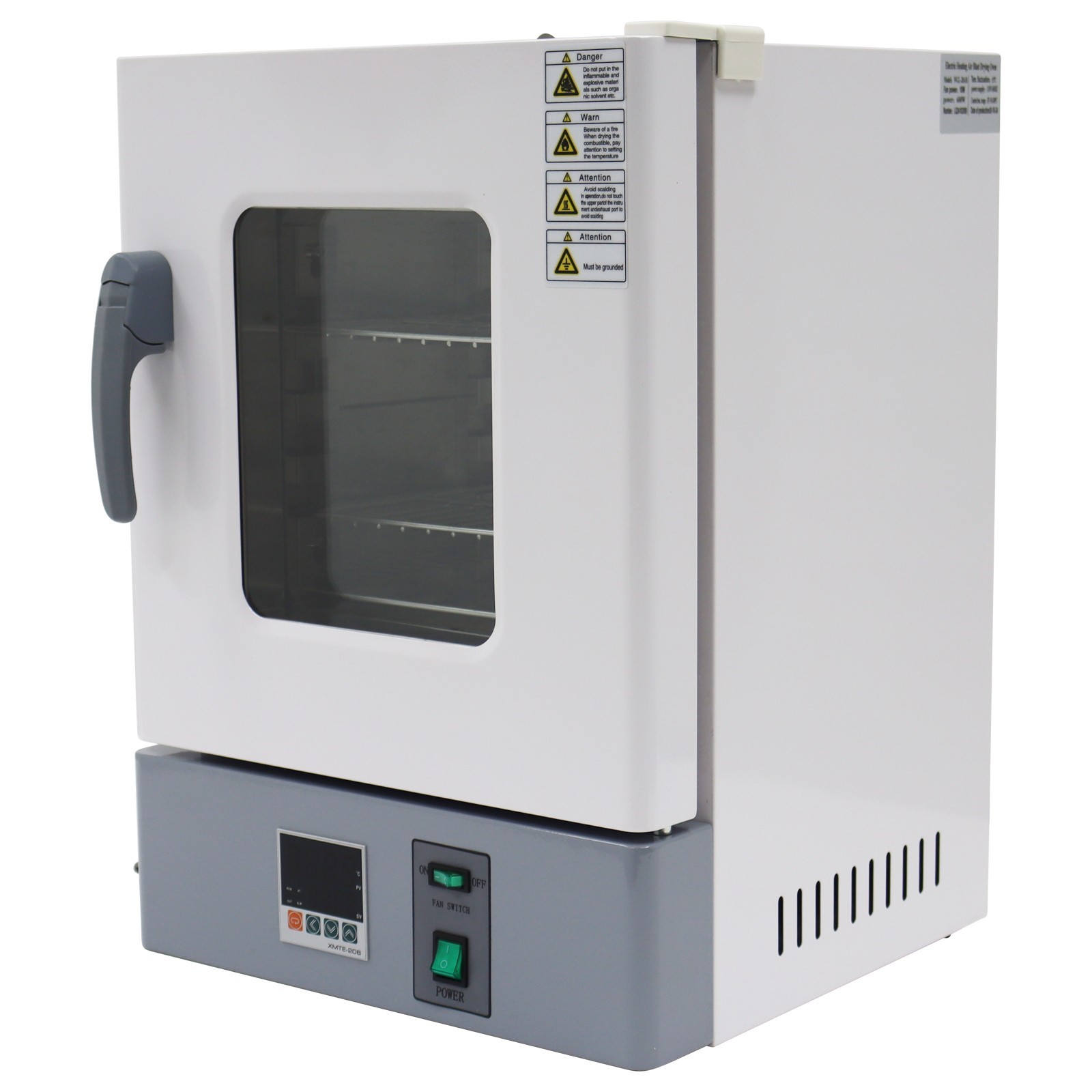 Lab Digital Forced Air Convection Drying Oven Stainless Steel Liner 2 Layers