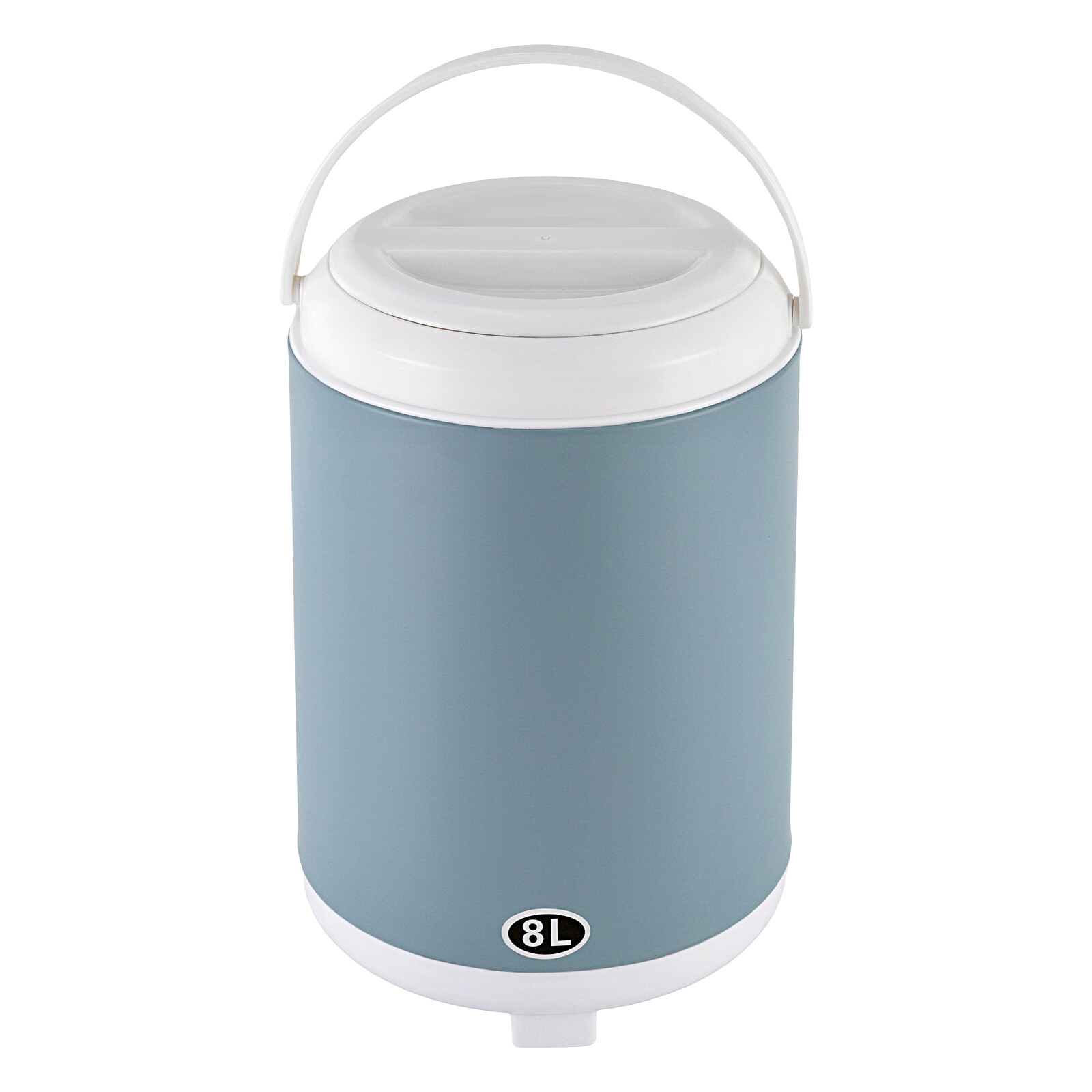 Insulated Beverage Server/Dispenser 1.9 Gallon Hot & Cold Drinks w/Handles Blue
