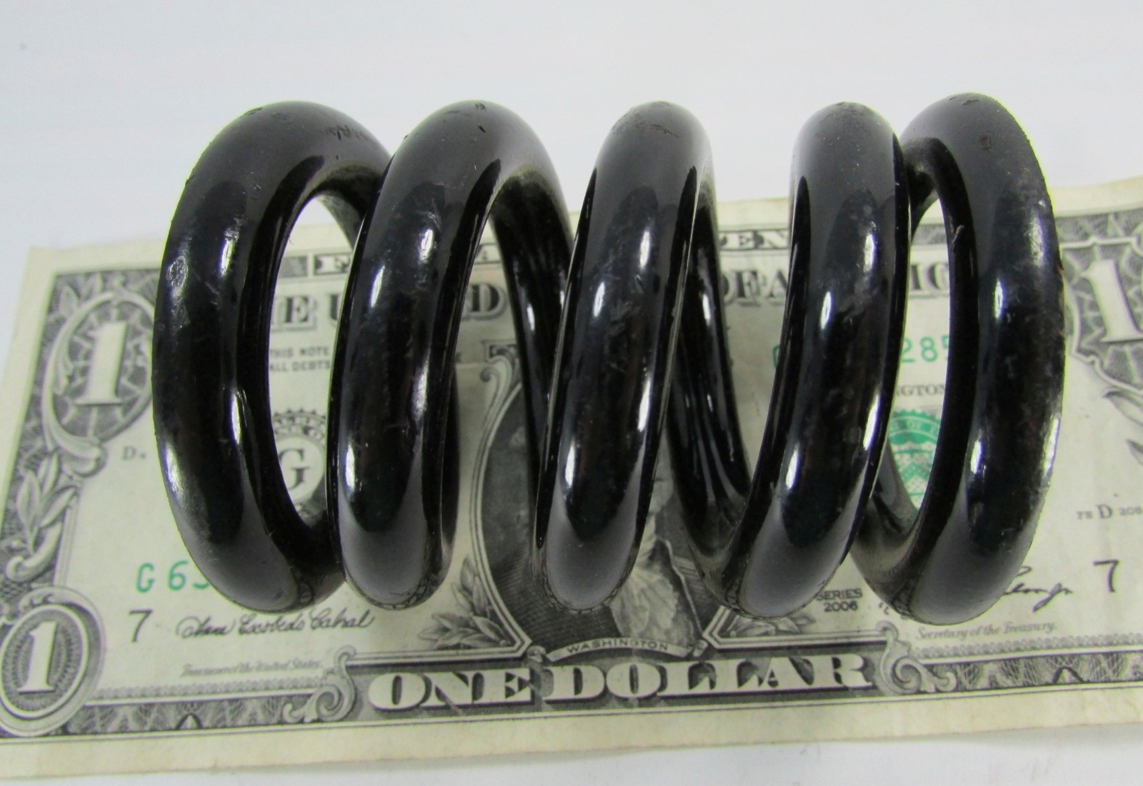 1-Pc Stiff Steel Coil Compression Springs, 2.47″ Long x 1.90″ Diameter Flat Ends