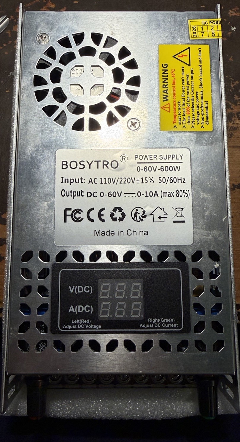 60V Adjustable dc Power Supply 600W,Switching Power Supply AC 110V/220V to DC