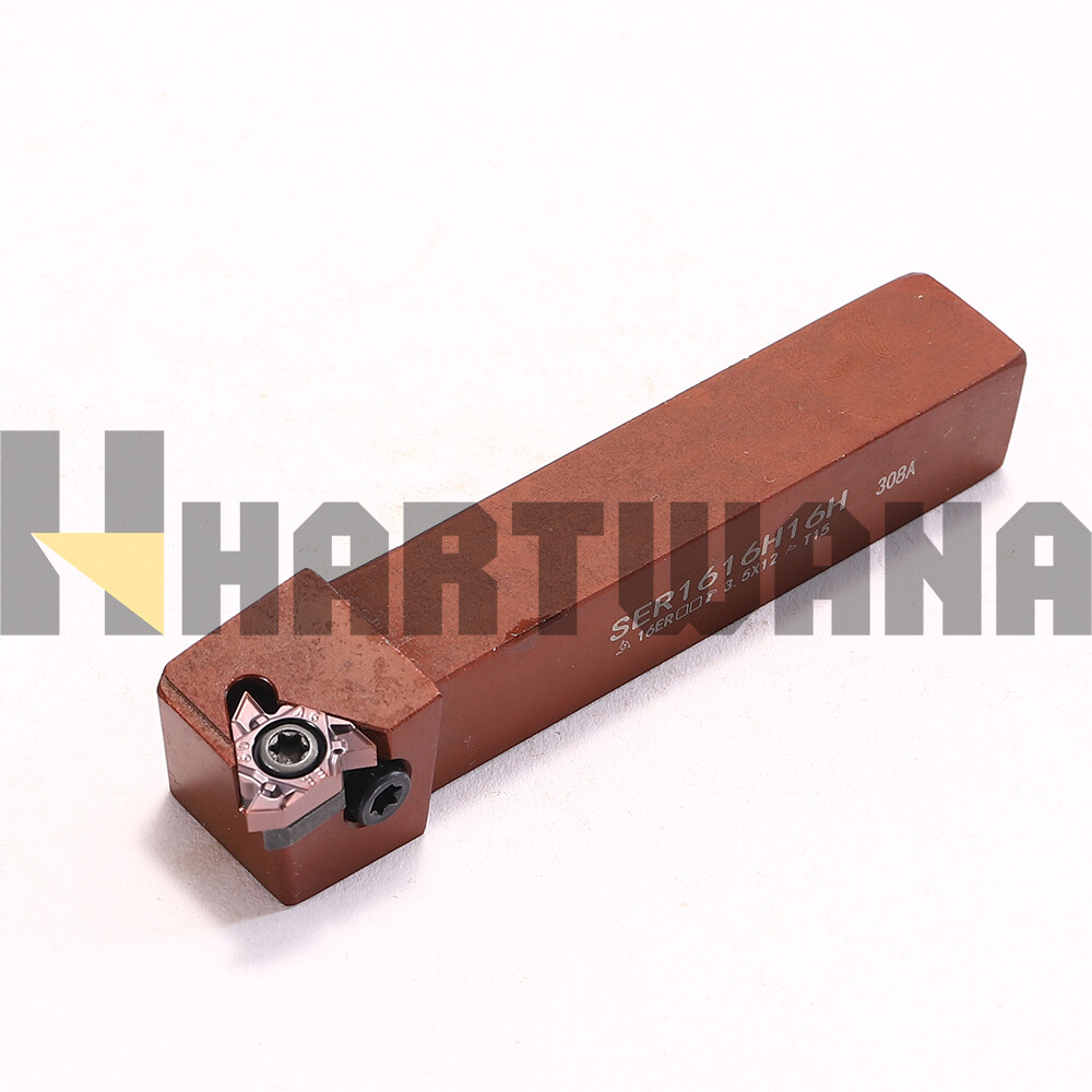 Lathe Threading Turning Tool Holder SER1616H16 MMT16ERAG60 Threading Insert