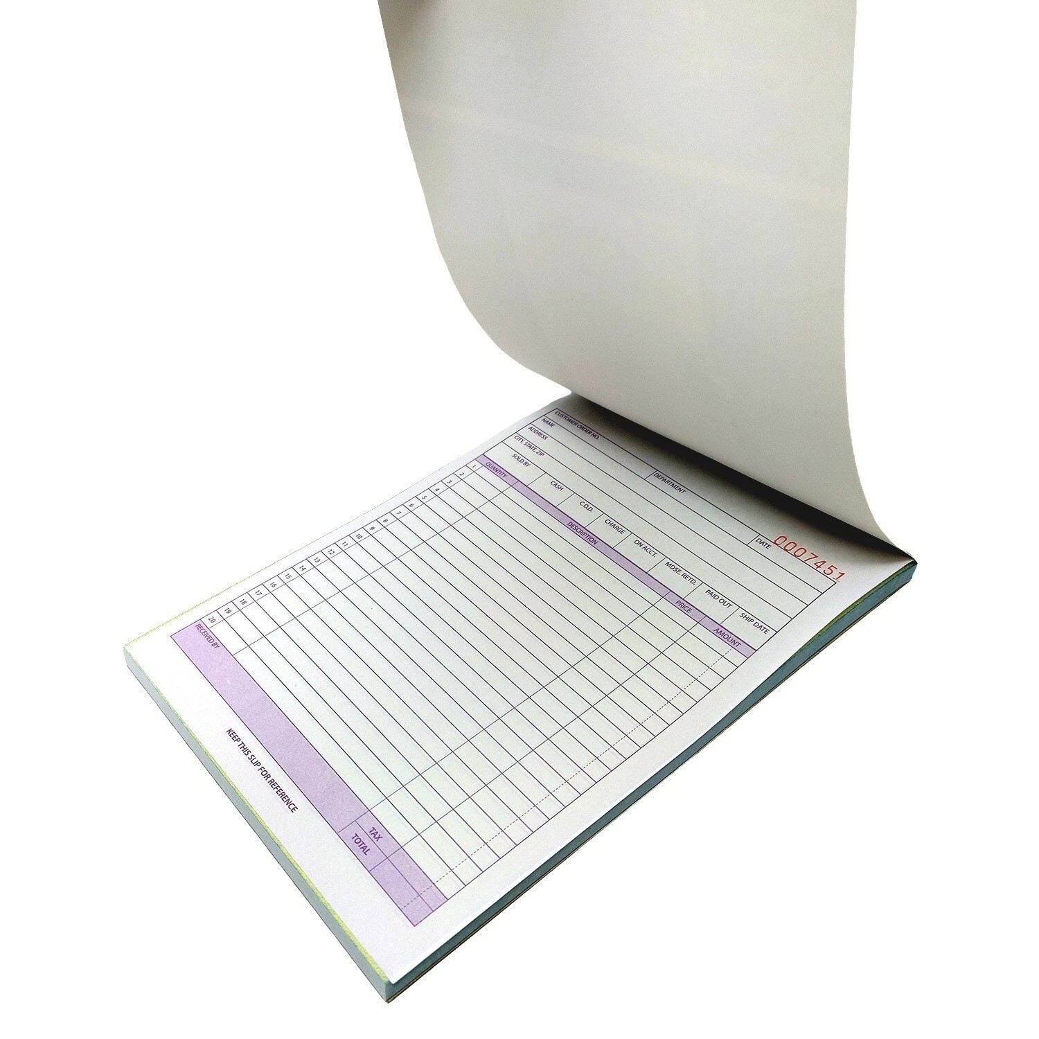 Sales Book Order Receipt Invoice Carbonless Copy 50 Set books 5.5″x8.5″