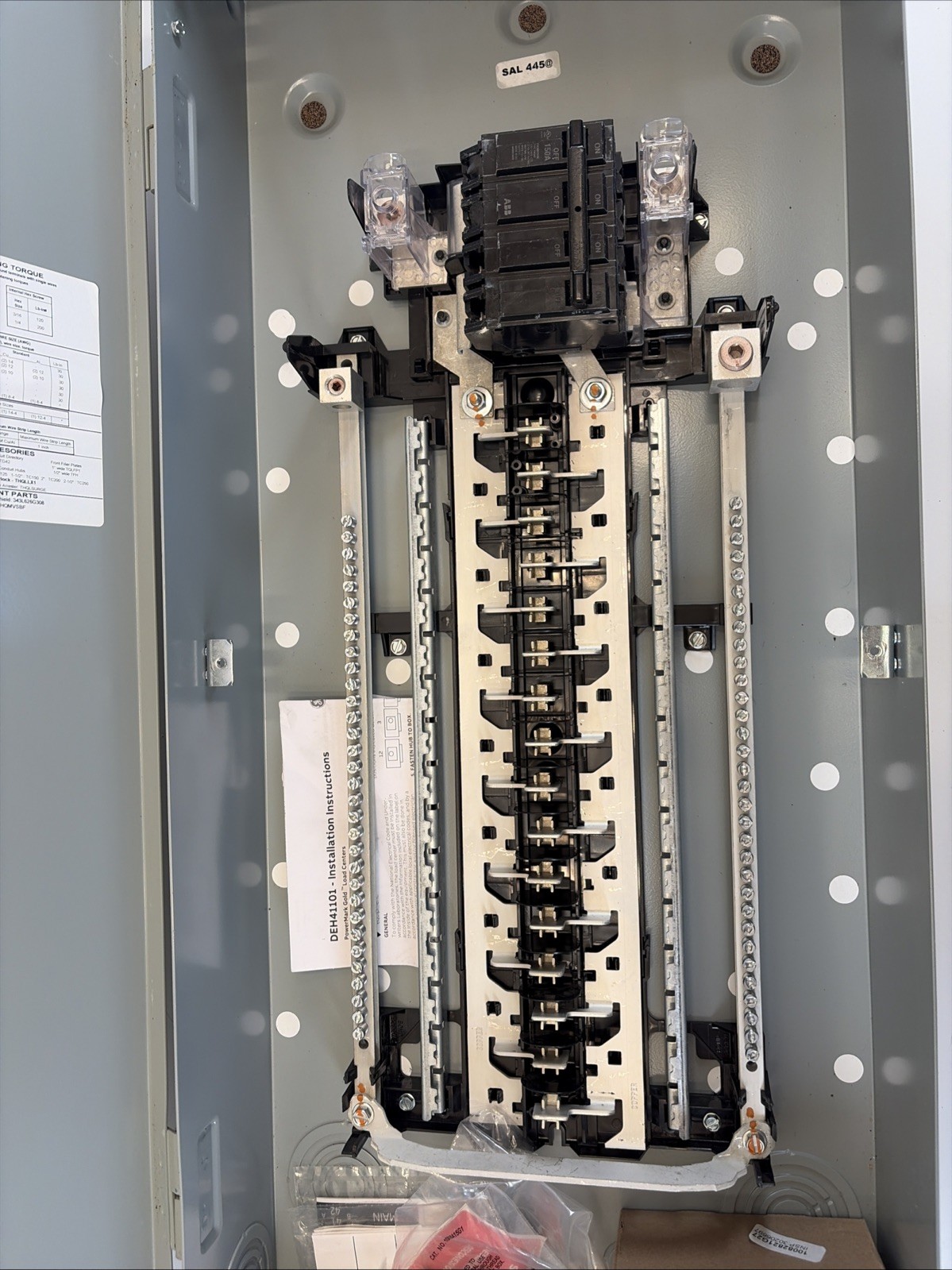 GE 150 Amp Main Breaker Outdoor Load Center TM3215R64K Value Pack W/ 4 Breakers