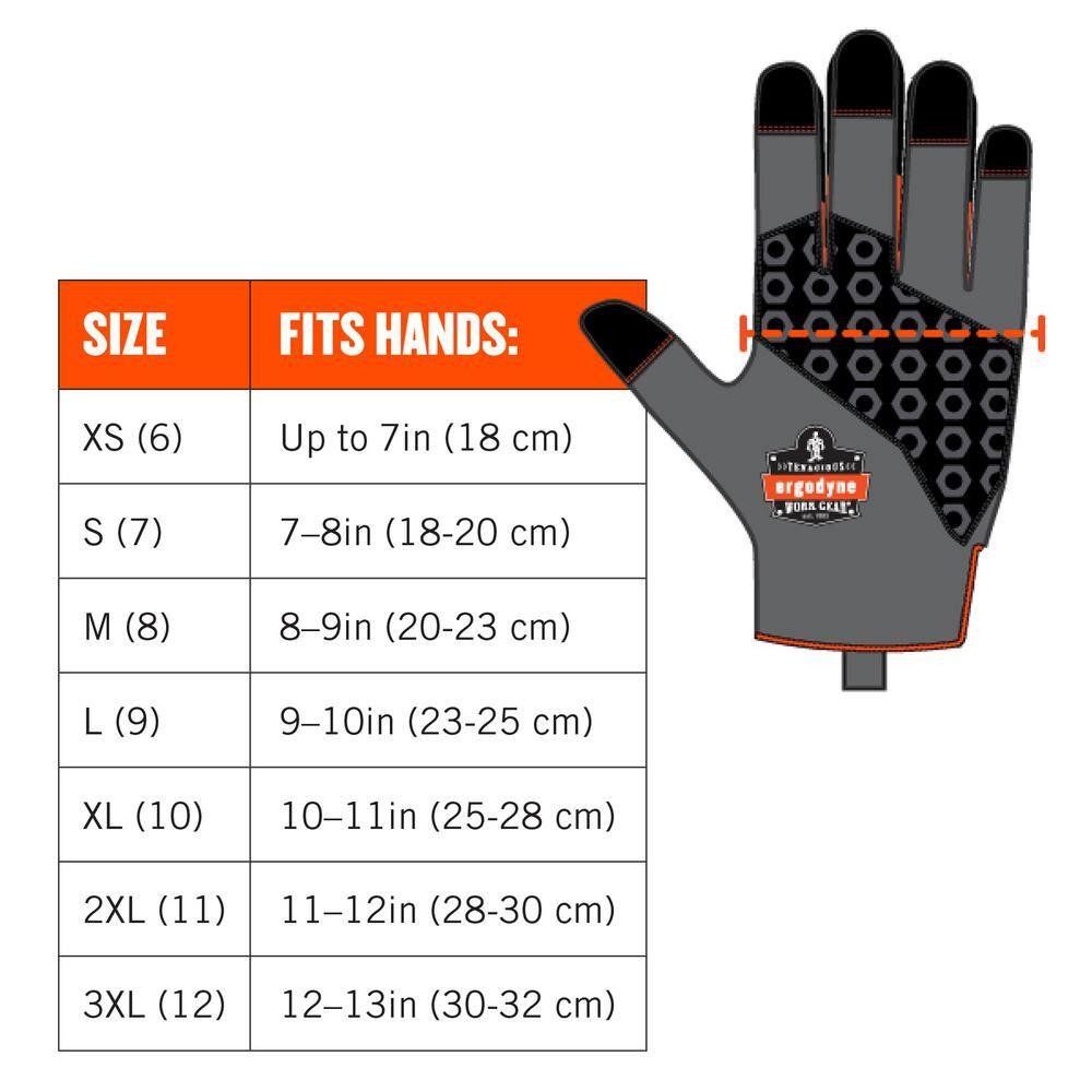 Proflex 818WP Xx-Large Orange Performance Thermal Waterproof Utility Gloves
