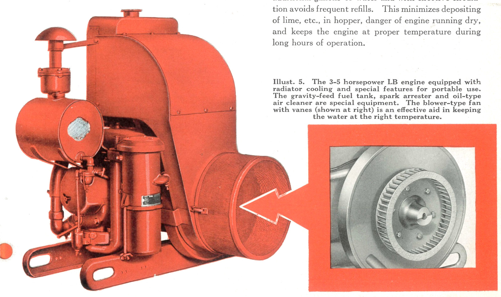 IH McCormick-Deering International Type LB Stationary Engines Color Brochure IHC