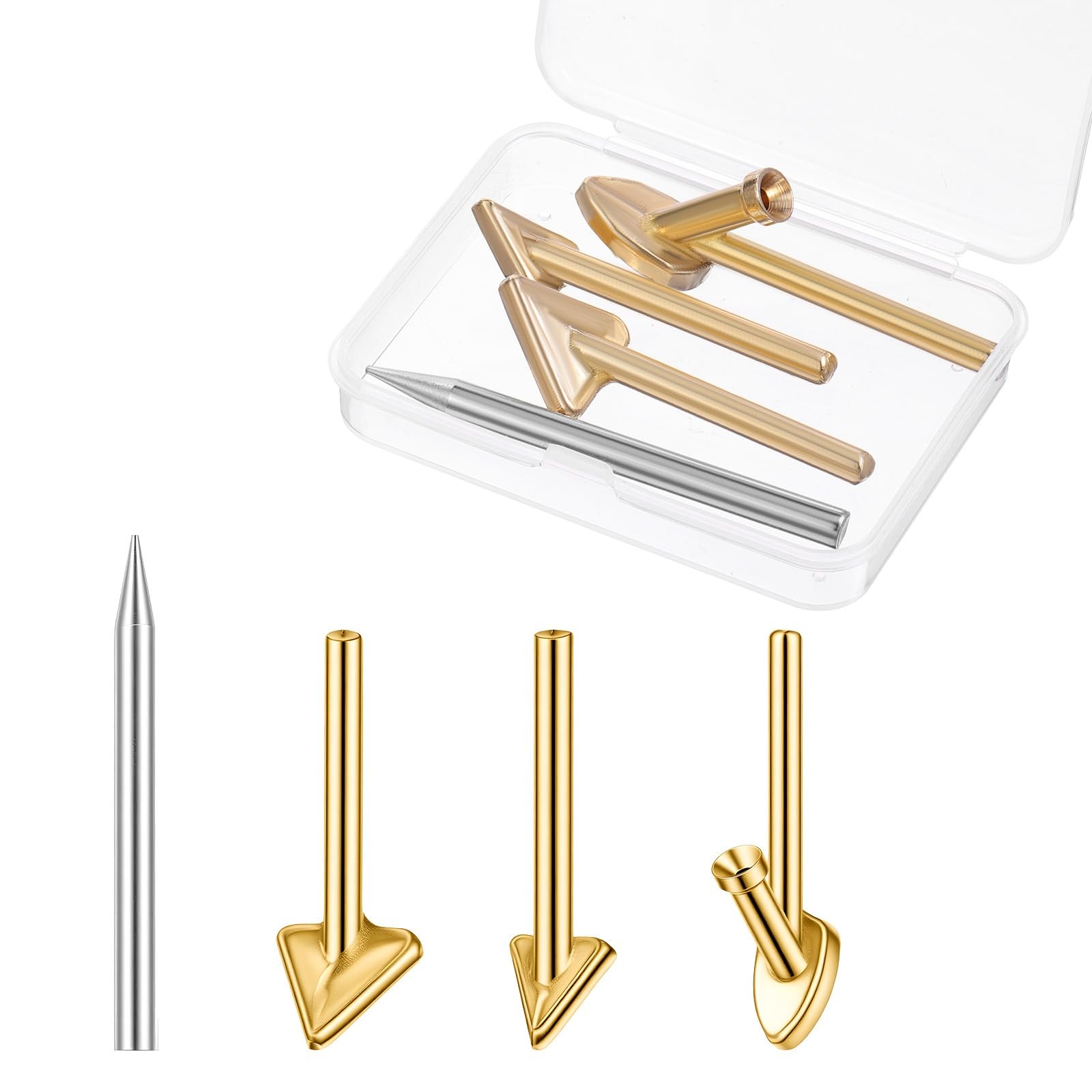 4PCS Copper Plastic Welding Tips Welder Soldering Iron Tip…