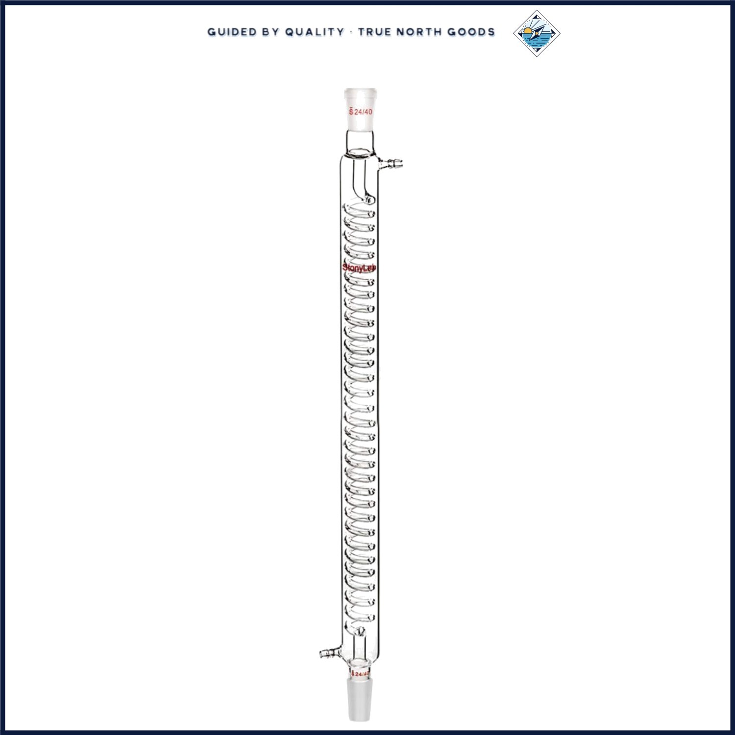 Graham Condenser with 24/40 Joint and 500mm Length for Chemistry Applications
