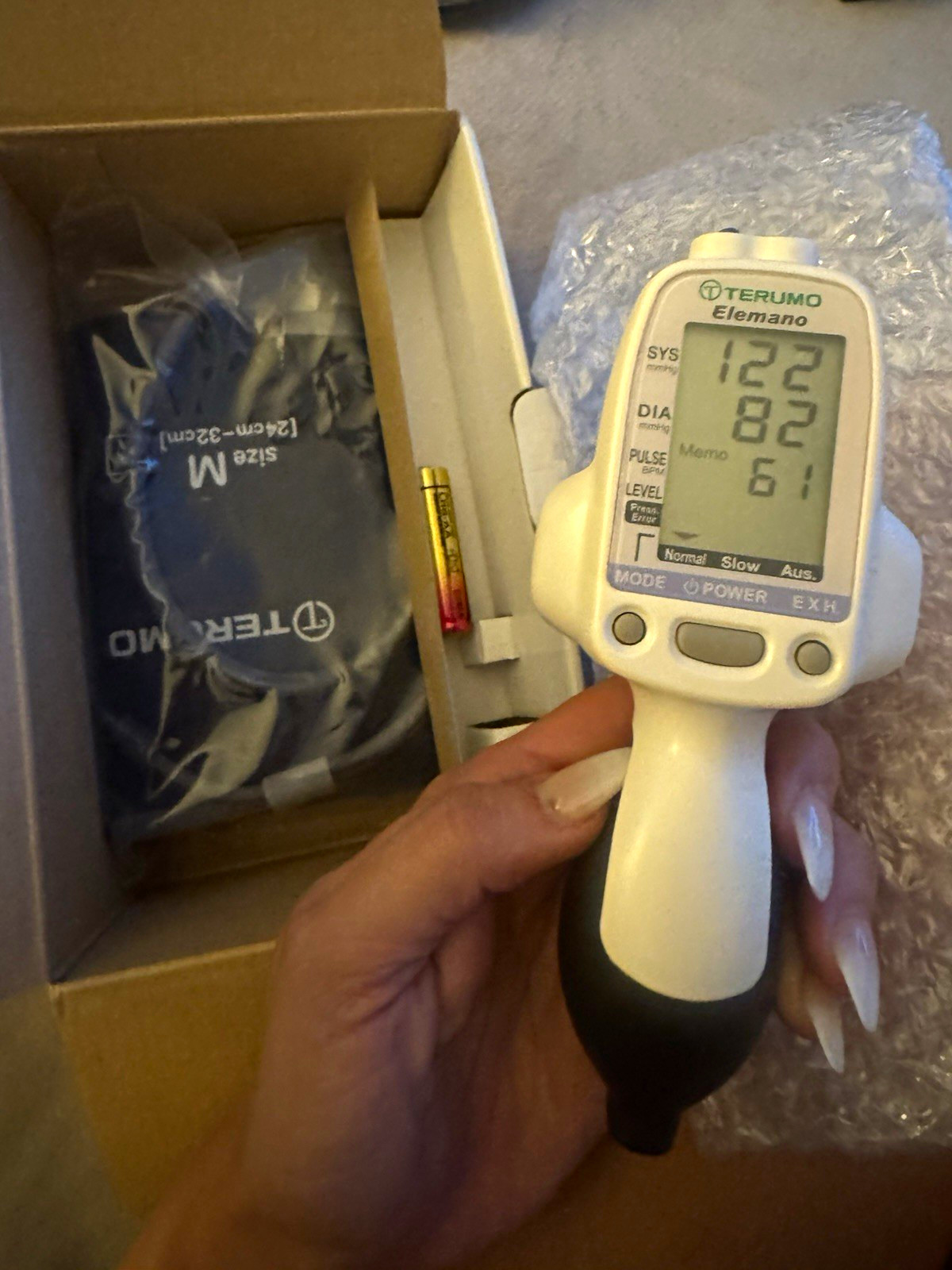 Terumo Elemano ES-H55A Automatic Digital Arm BP Monitor + Cuffs