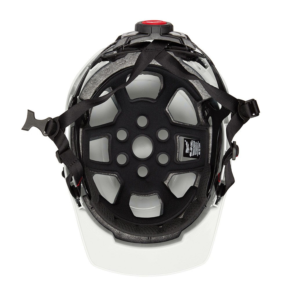 Milwaukee 48-73-1321 White Front Brim Hard Hat Helmet with BOLT™ – Class E