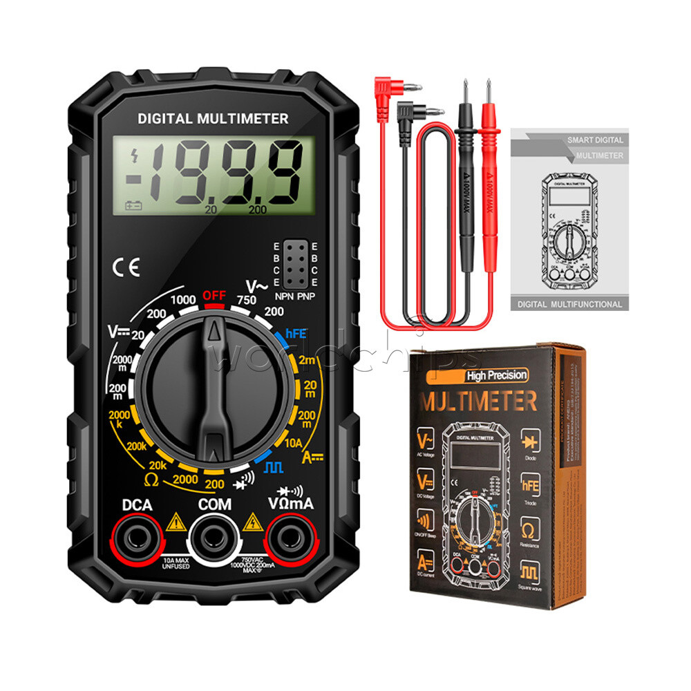 ANENG SZ308 Mini Digital Multimeter AC DC Voltage Current Resistance Meter 1999